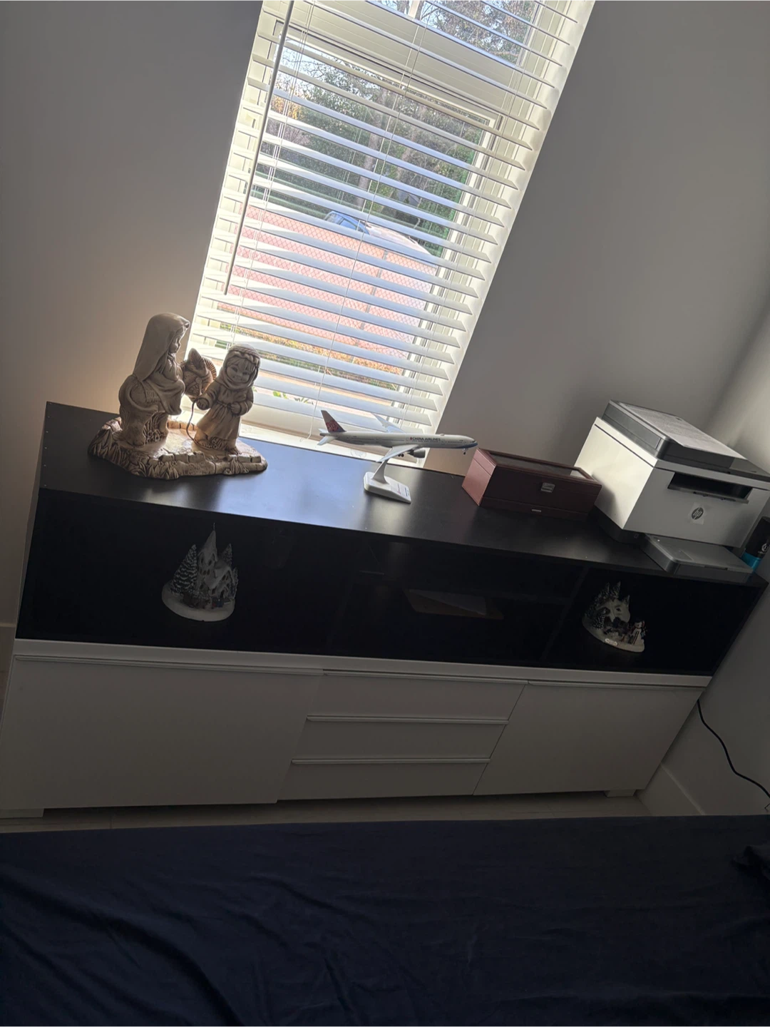 Black and White Sideboard with Drawers