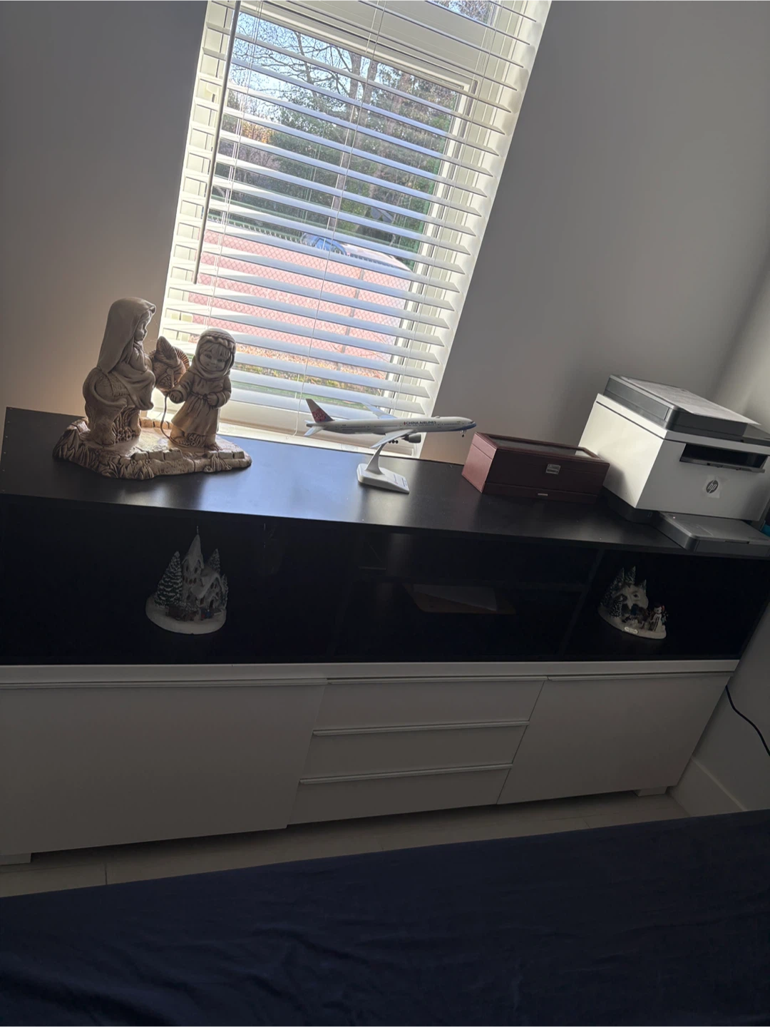 Black and White Sideboard with Drawers - photo 2