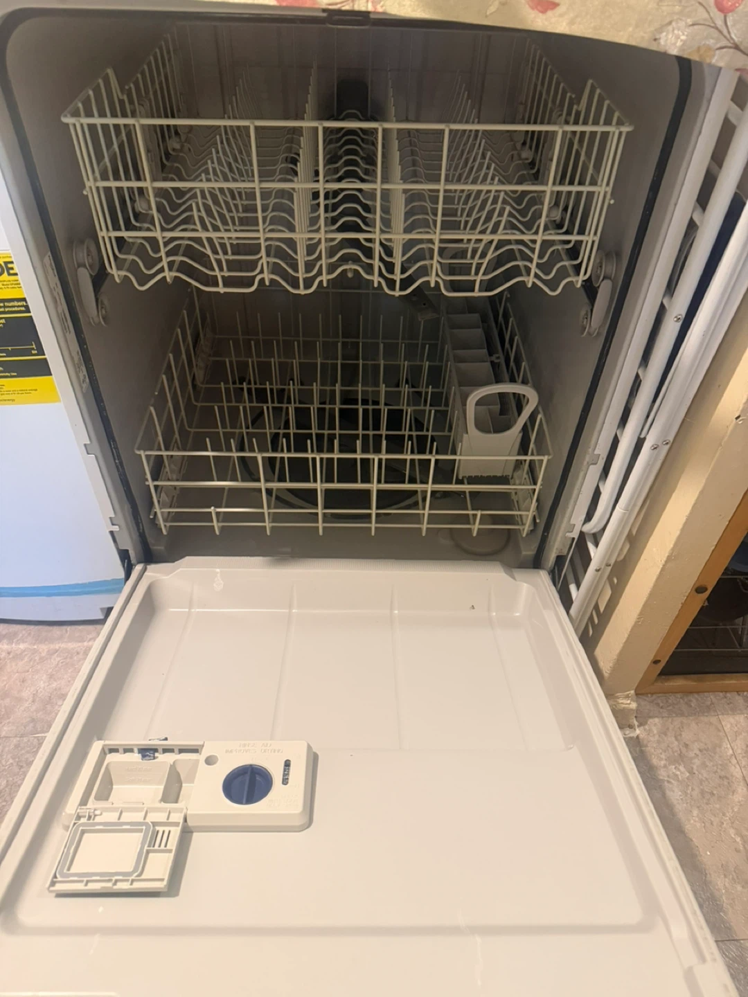 White Whirlpool Dishwasher