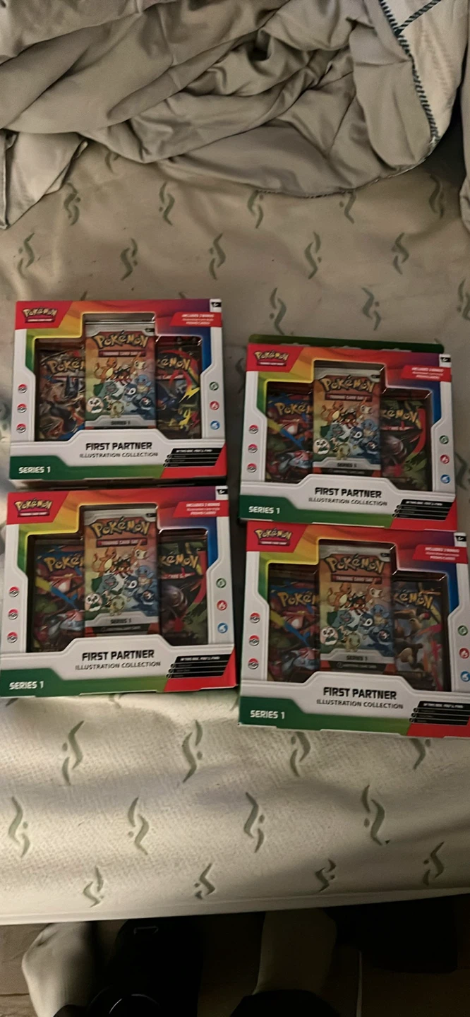 Pokemon First Partner Illustration Collection Series 1 (4 Packs)