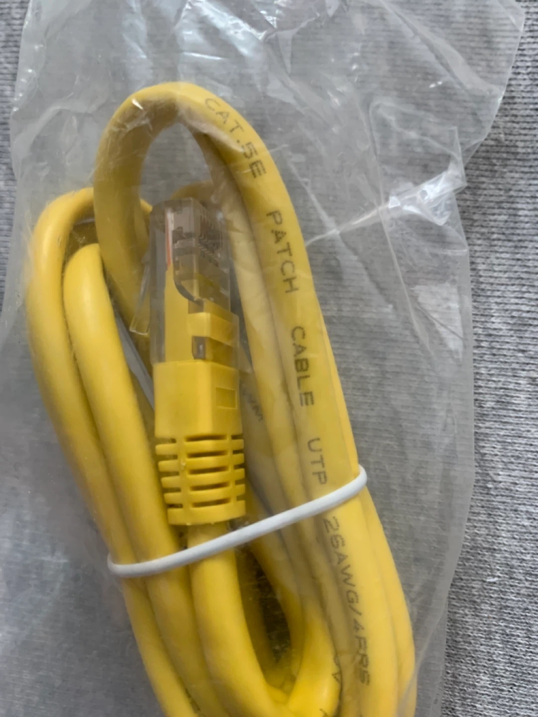 Yellow CAT.5E Patch Cable UTP 🥕 - photo 2