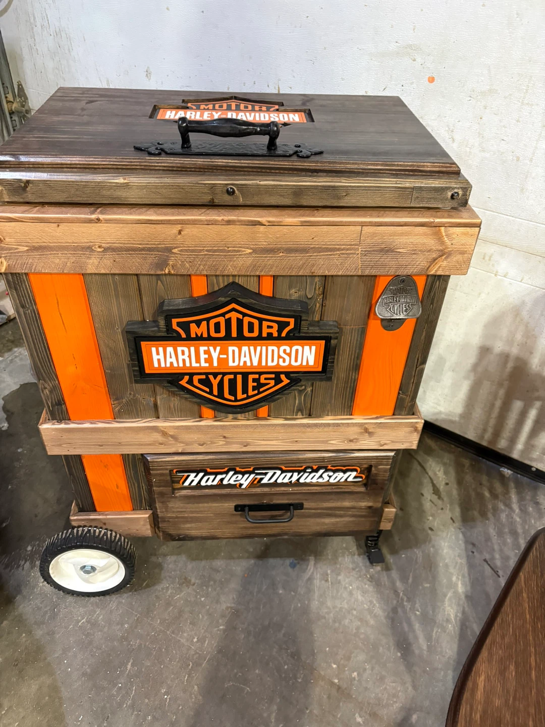 Harley-Davidson Adirondack Chairs and Cooler - photo 3
