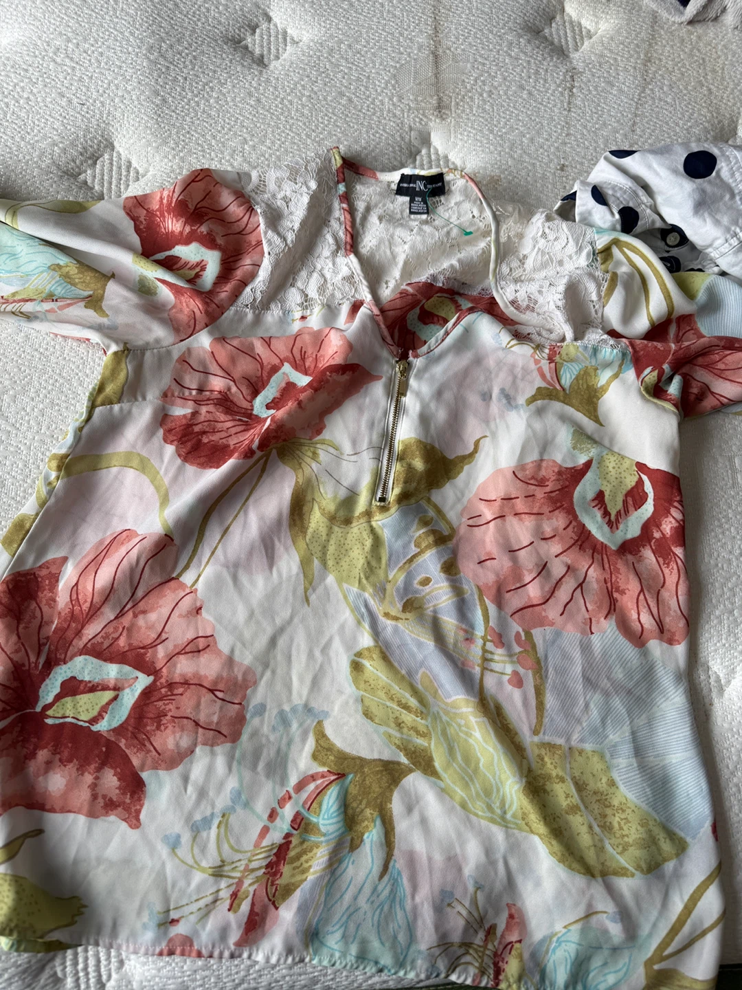 INC International Concepts Women's Floral Print Blouse - M