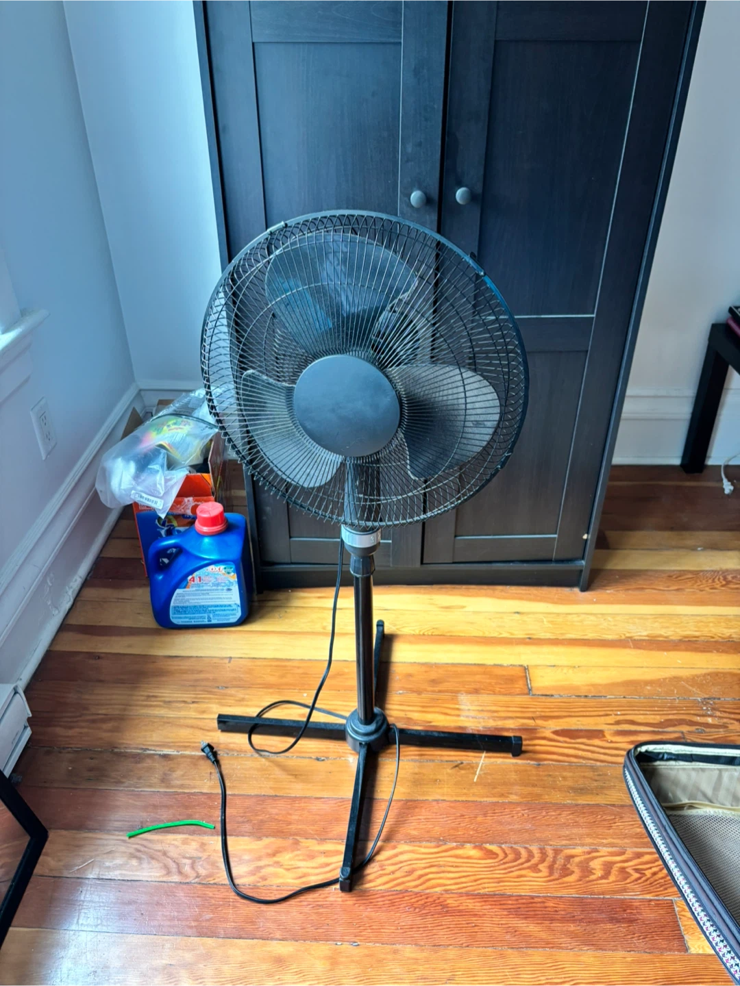 Black Standing Fan