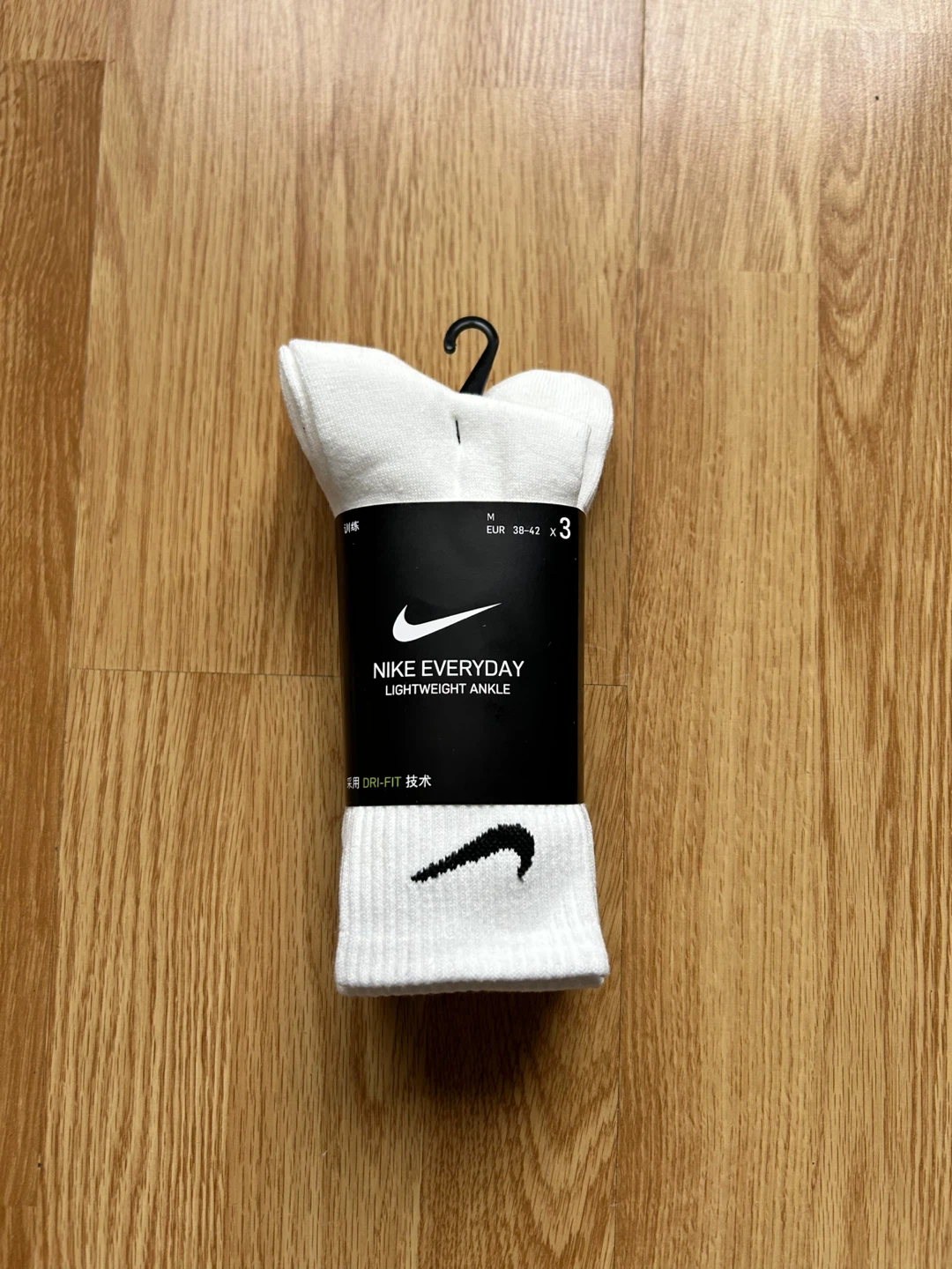 3 paires de bas Nike Everyday Lightweight Ankle blancs