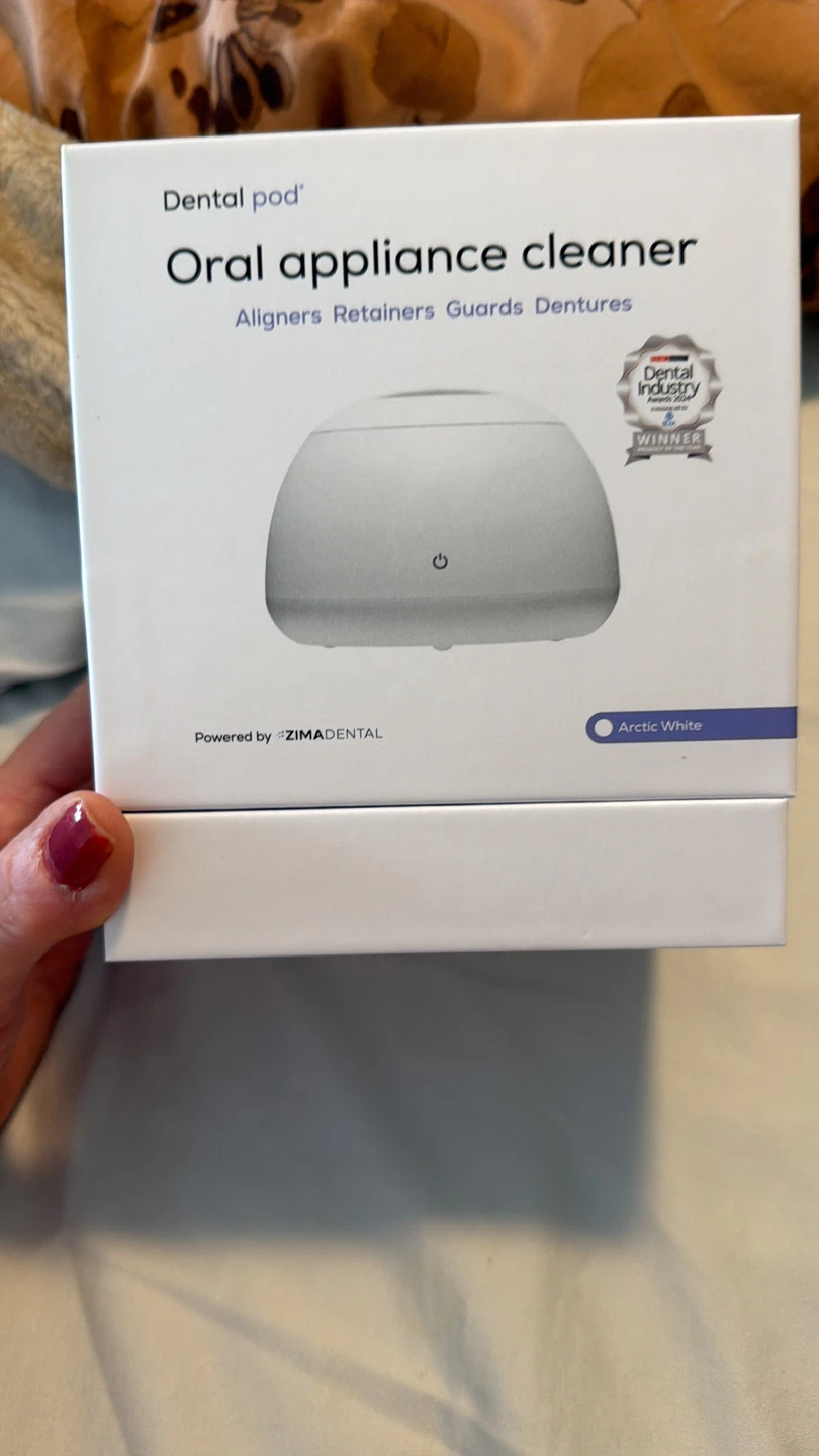 Dental Pod Oral Appliance Cleaner - Arctic White - photo 2