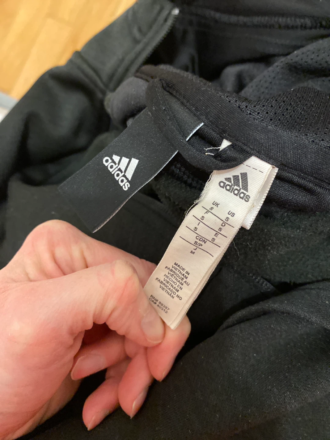 Adidas Black Zip-Up Hoodie - photo 3