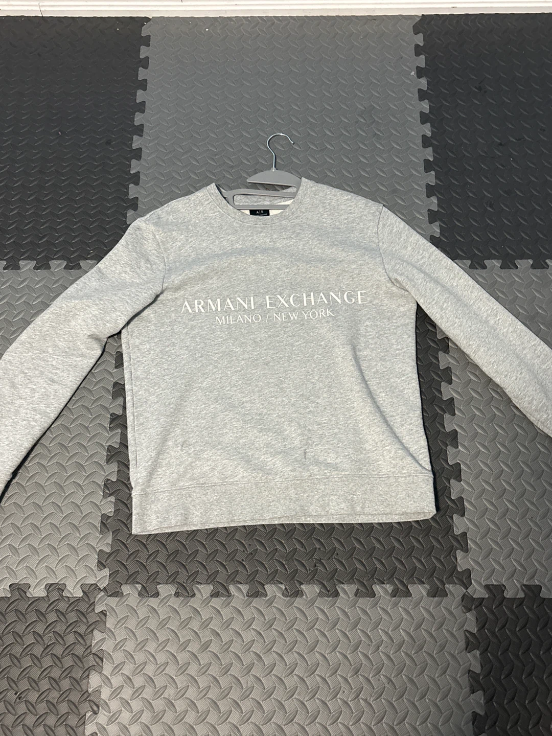 Armani Exchange Grey Crewneck Sweatshirt - Size M