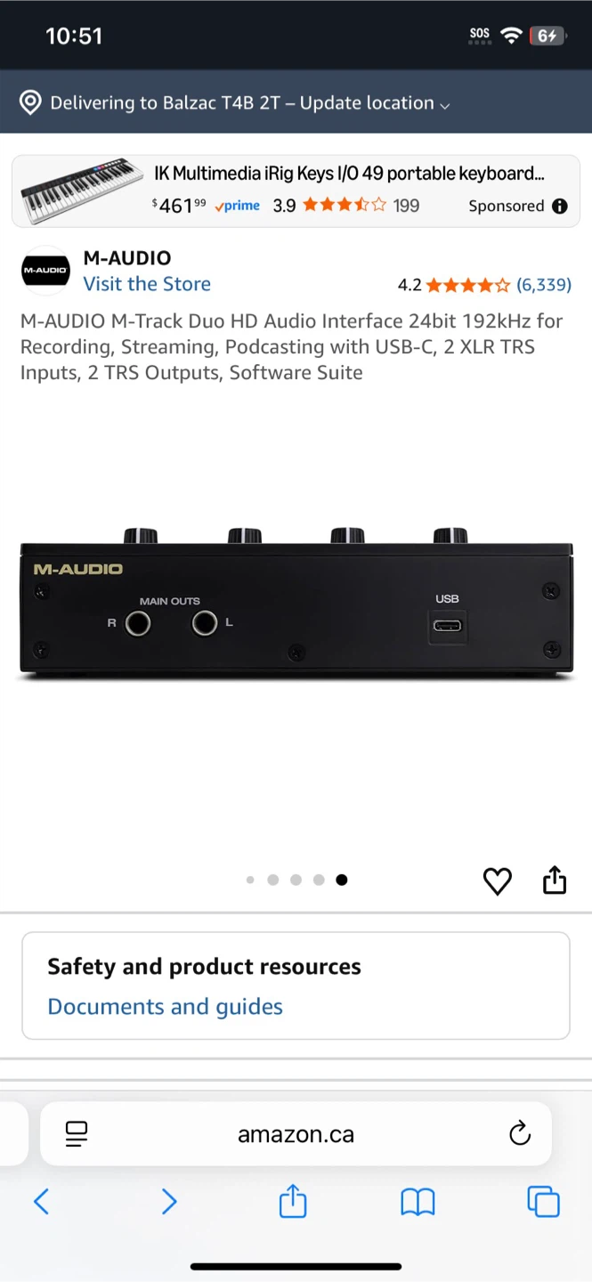 🥕 M-AUDIO M-Track Duo HD Audio Interface - photo 5