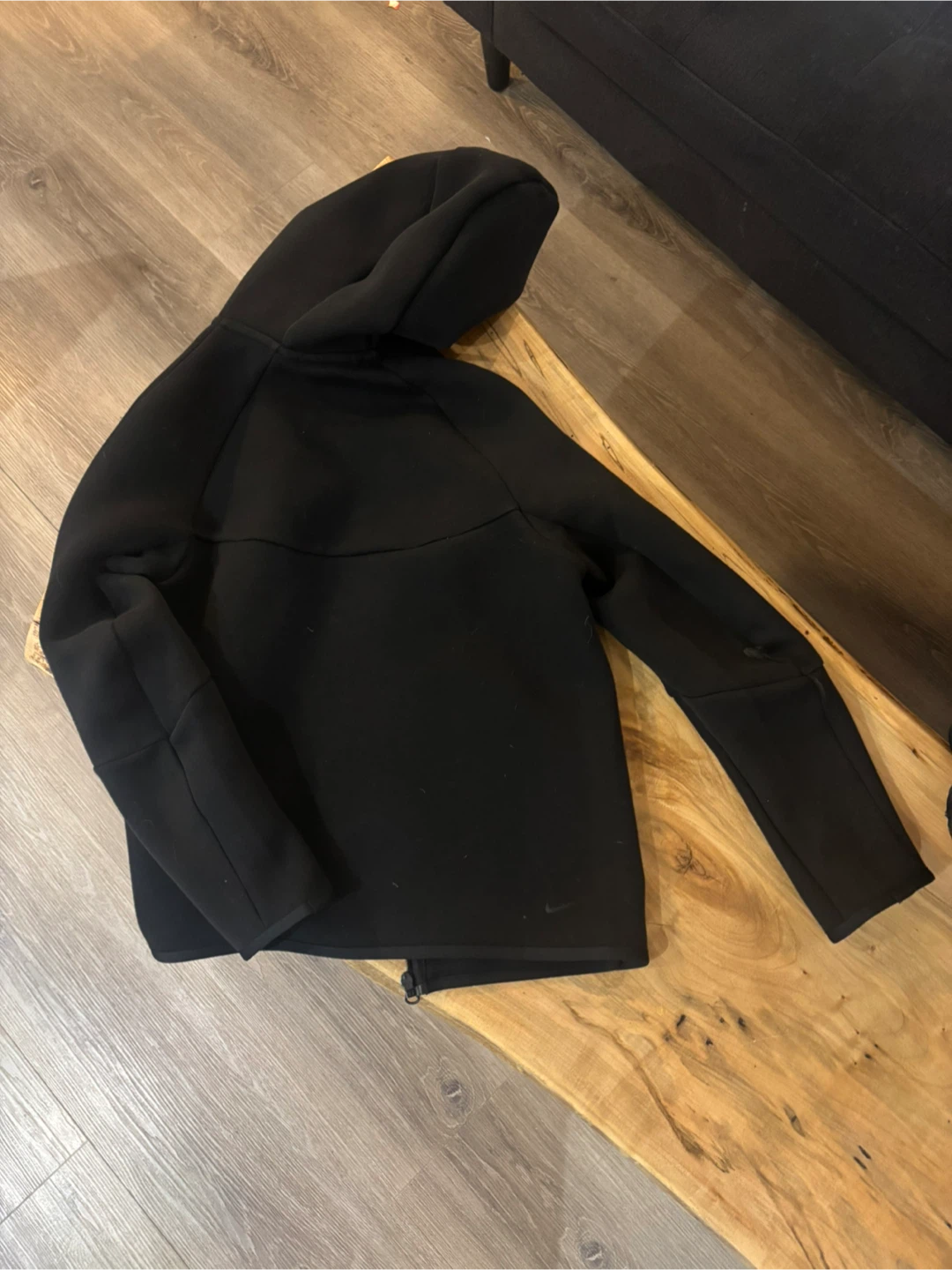 Nike Tech Fleece Hoodie Jacket Black Full Zip
