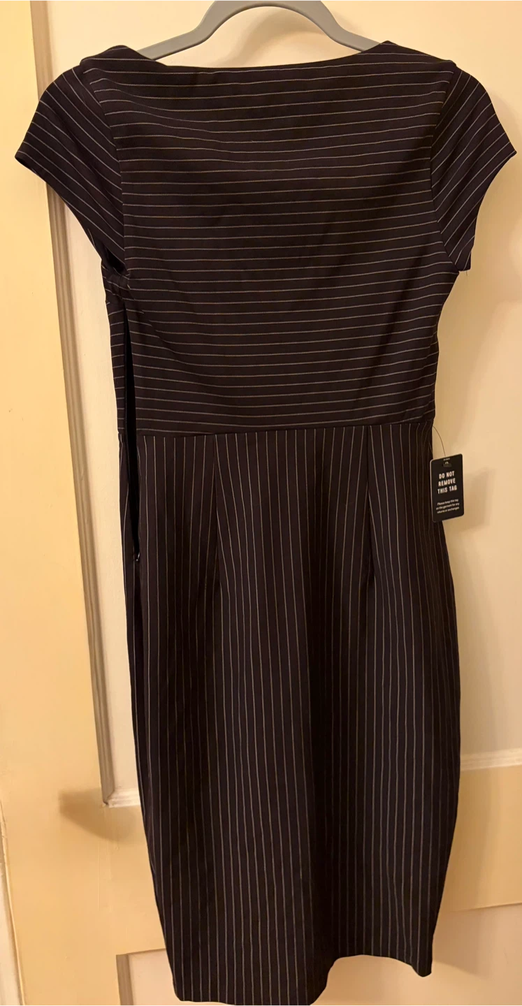 EXPRESS Pinstripe Sheath Dress - photo 3