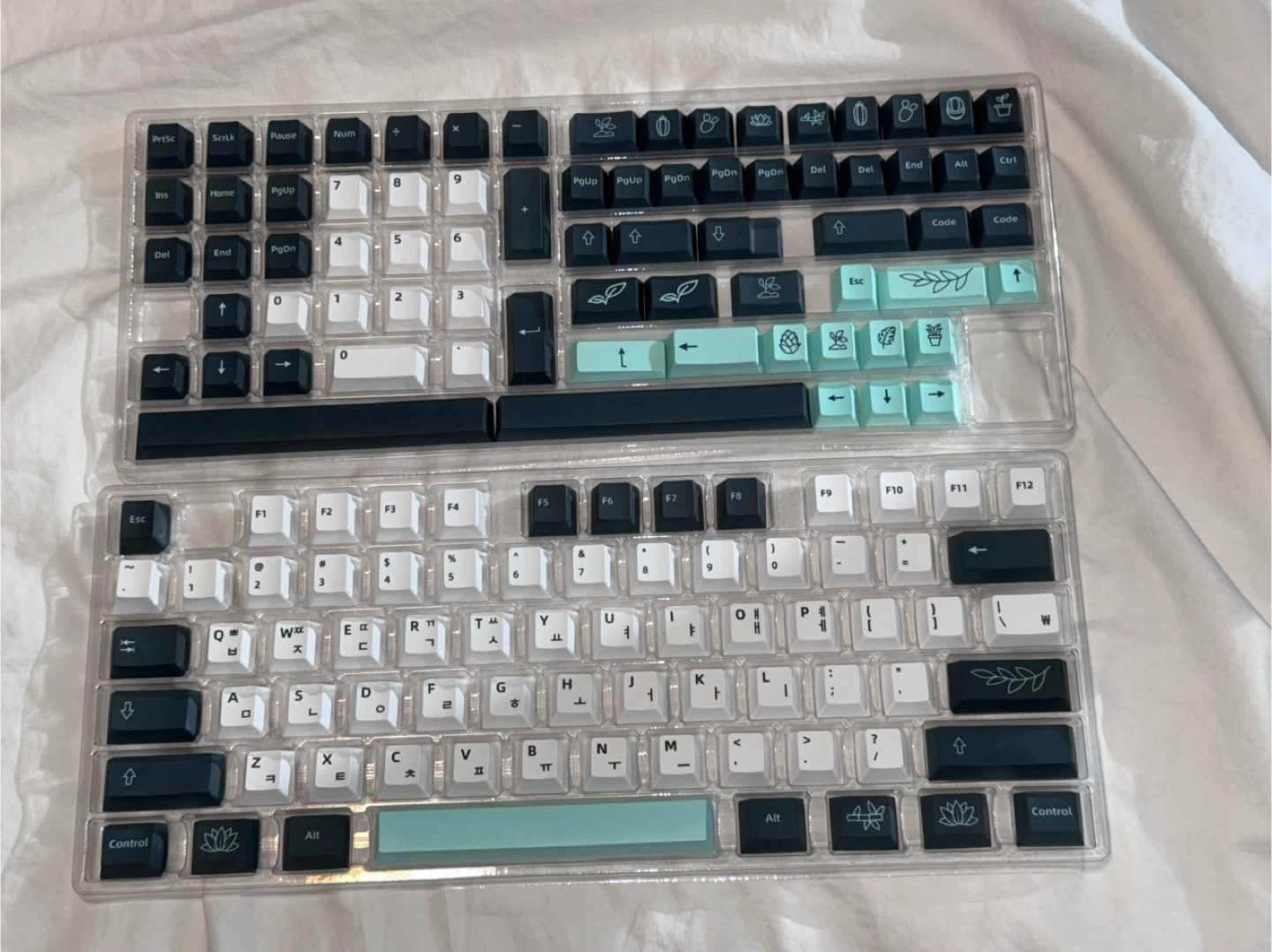 SAOPAO Botanical Keycaps Cherry Profile Double shot - photo 3
