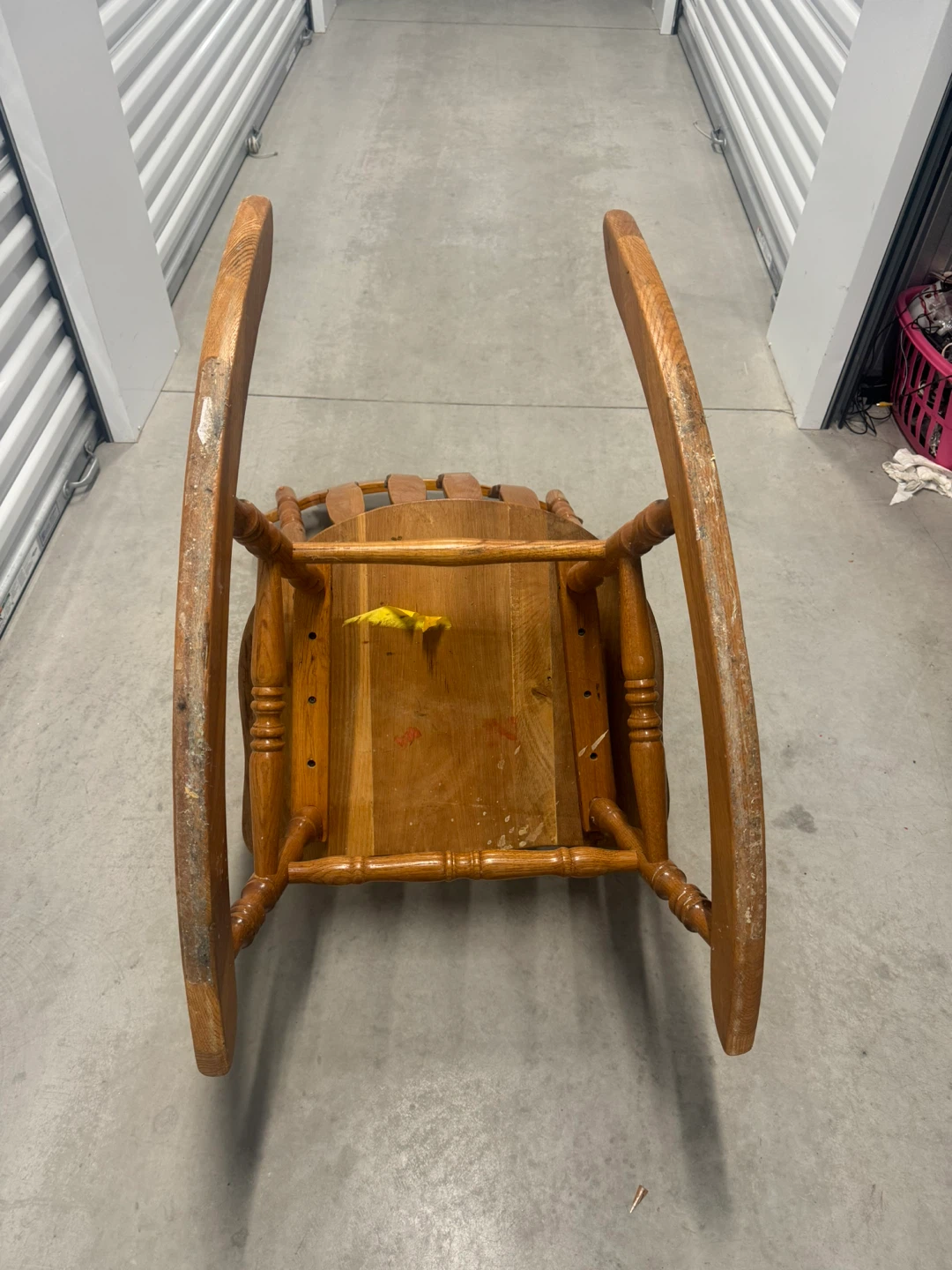 Solid Oak Rocking Chair - photo 4