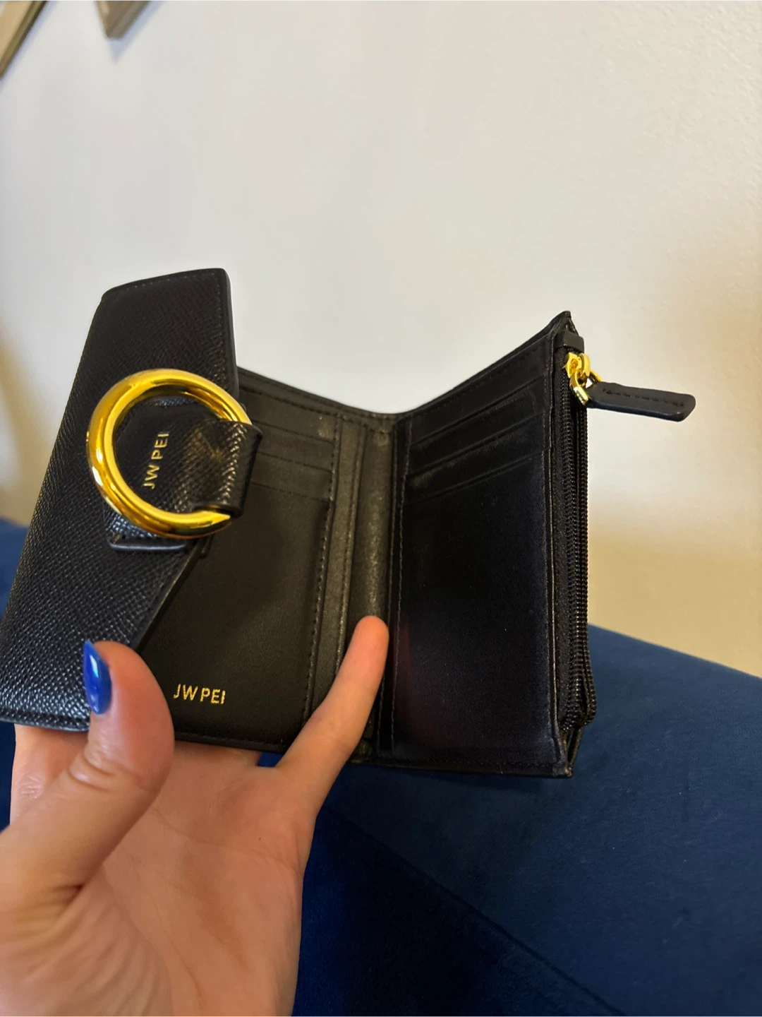 JW Pei Black vegan Leather Stella Wallet - photo 5