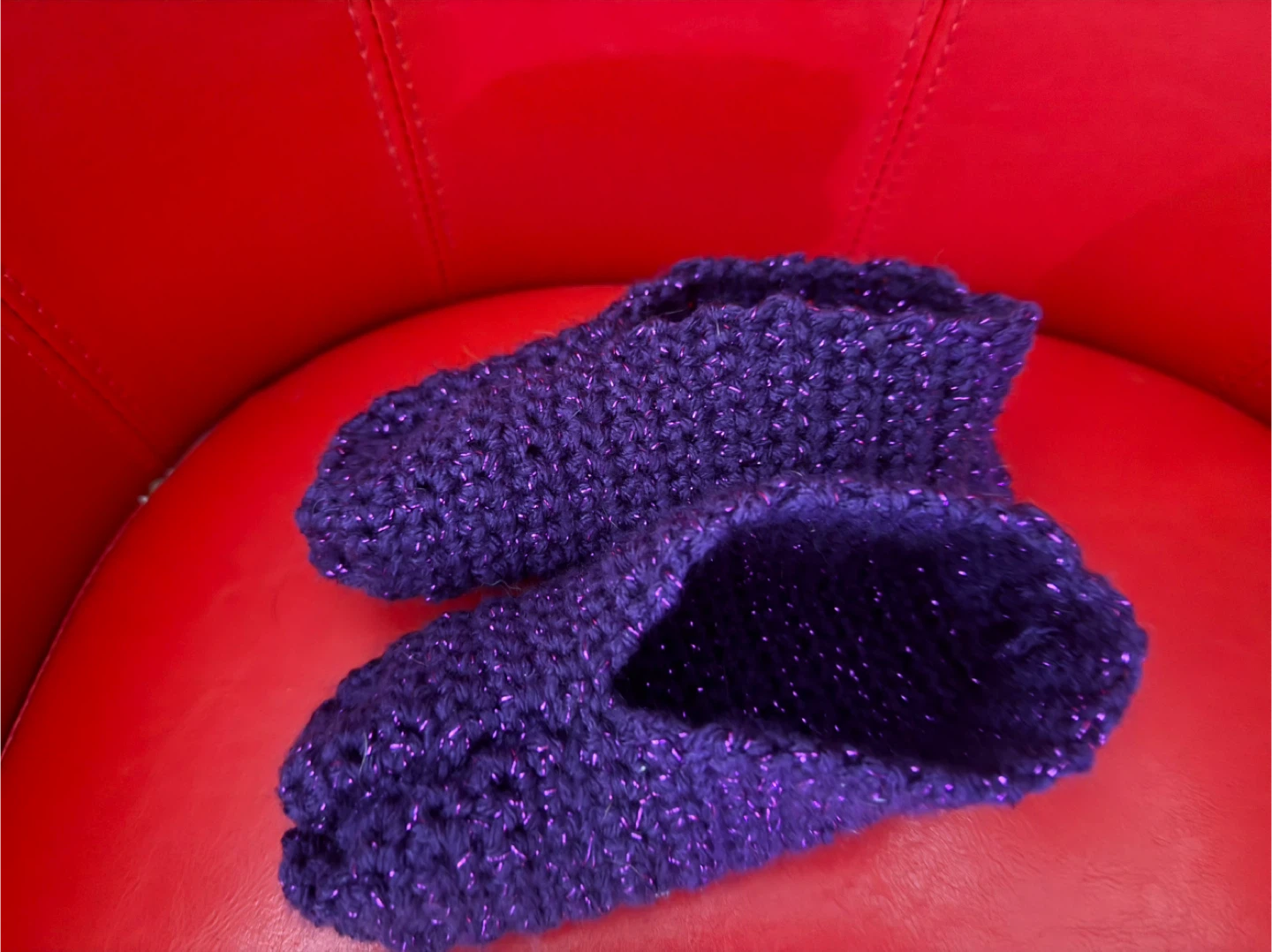 Handmade Crochet Slippers/Booties - photo 3