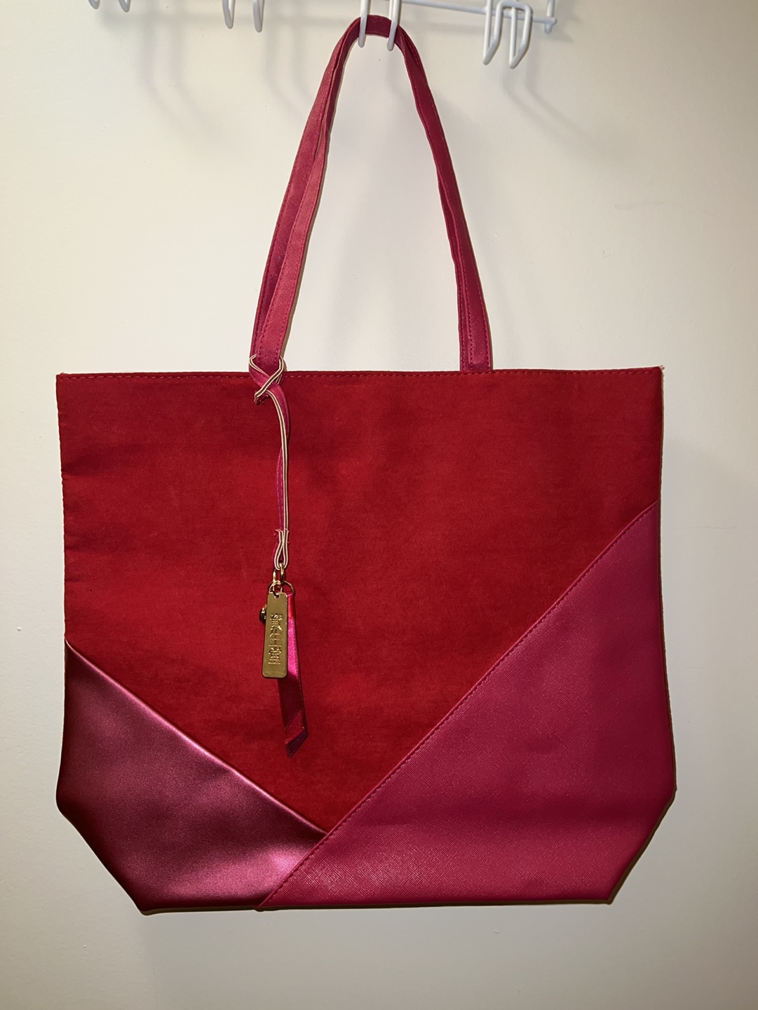New-Red and Pink Tote Bag
