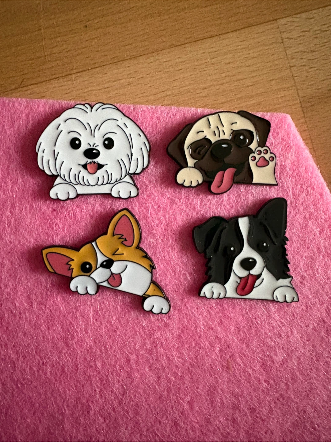 Dogs Enamel Pins $5 each firm