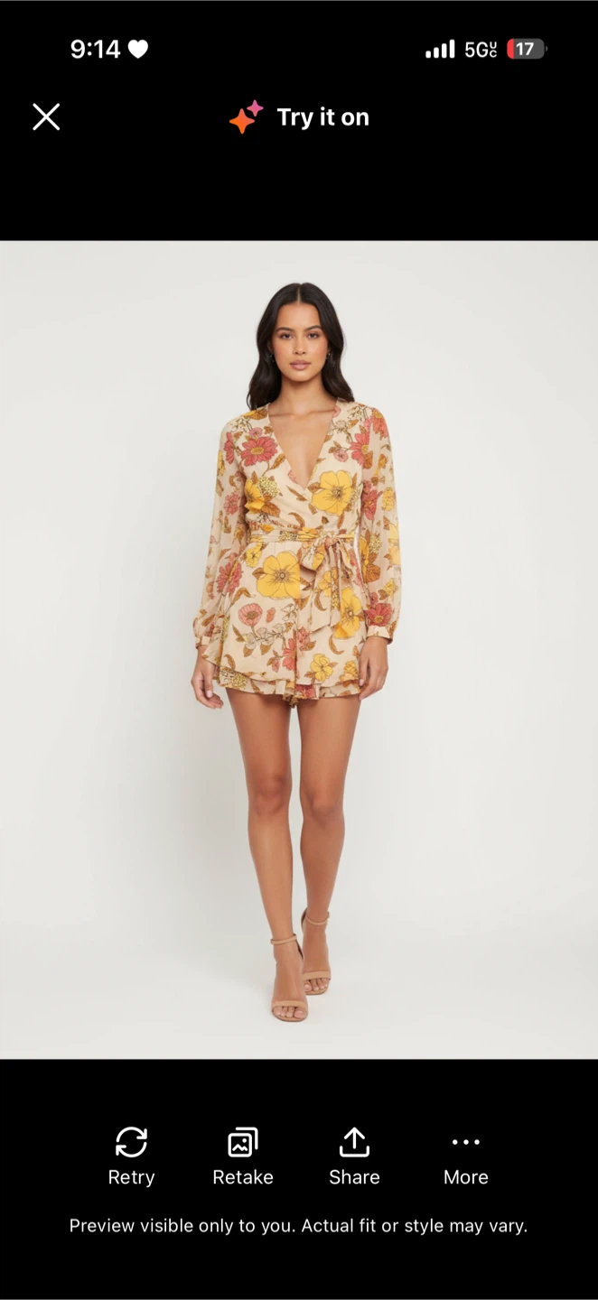 Forever 21 Floral Print Dress