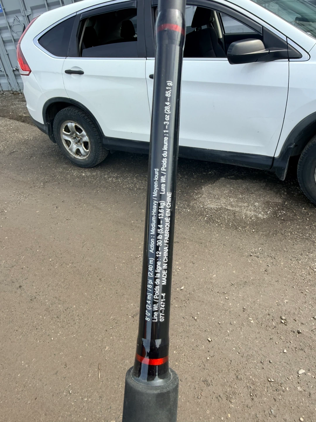 8' Fishing Rod & Red Spinning Reel Combo - photo 2
