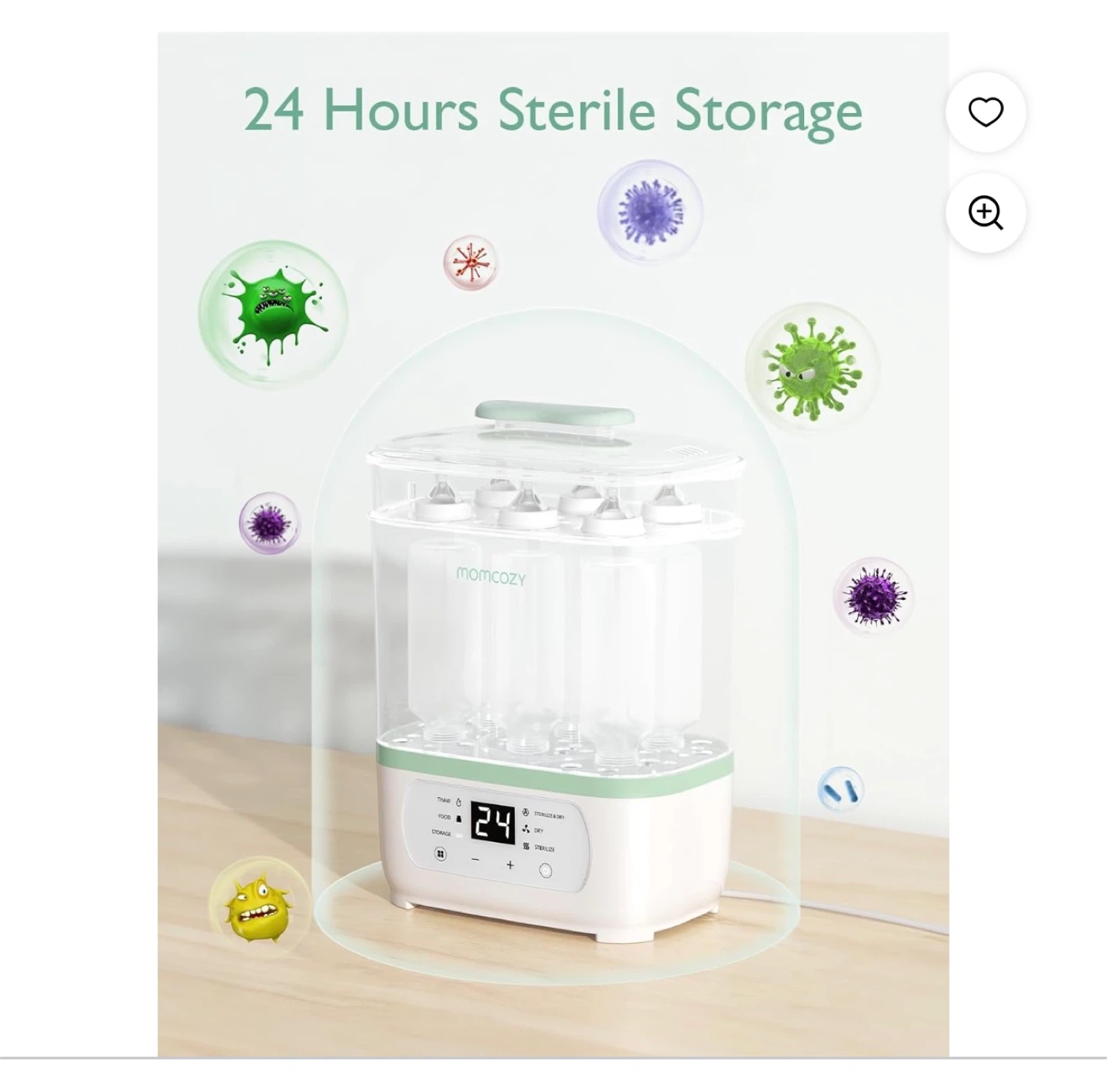 Momcozy Bottle Sterilizer Dryer BS02 - photo 4