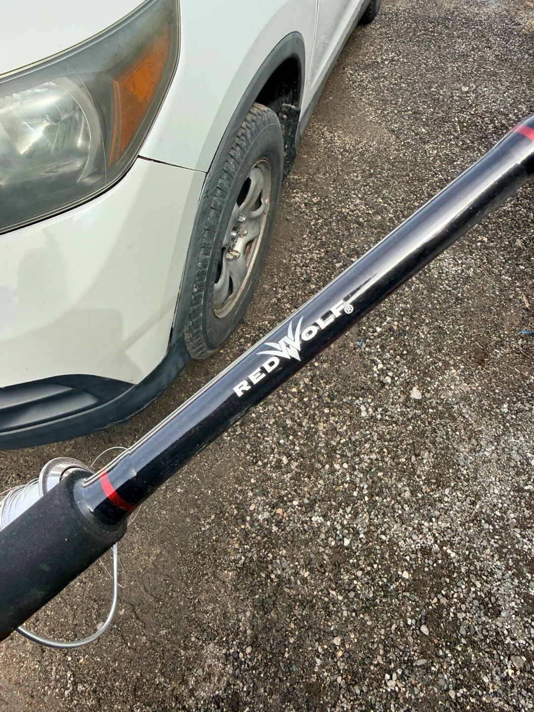 8' Fishing Rod & Red Spinning Reel Combo - photo 5