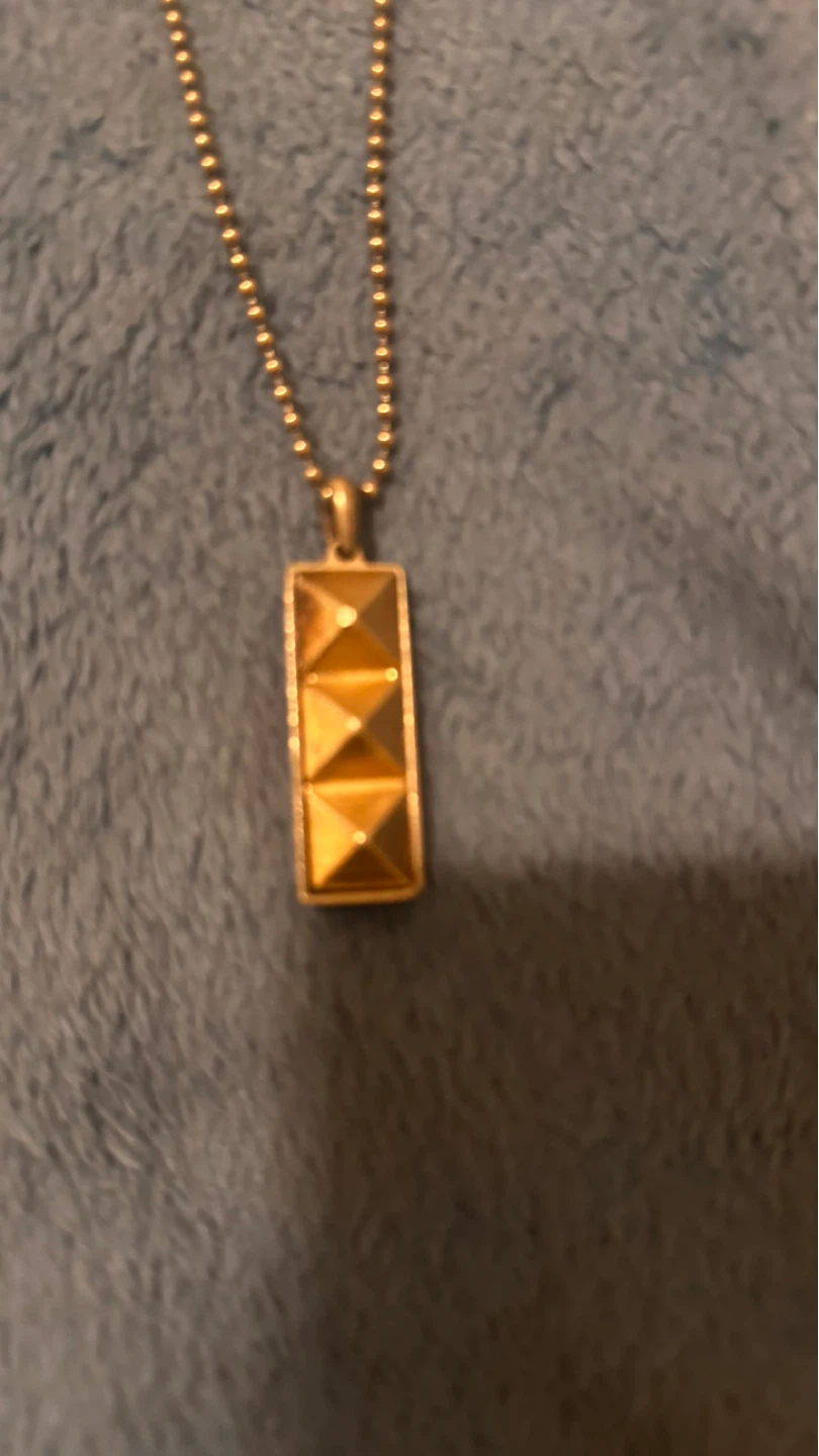 Pyramid Pendant Necklace - photo 2