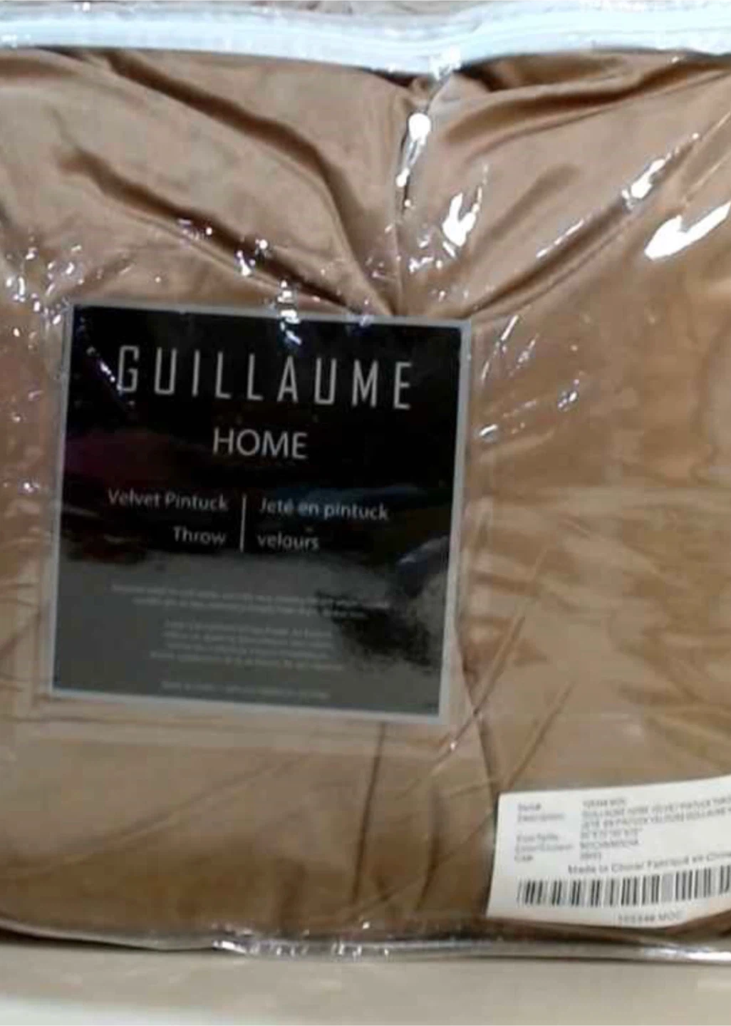 Velvet Pintuck luxurious Throw 50x70