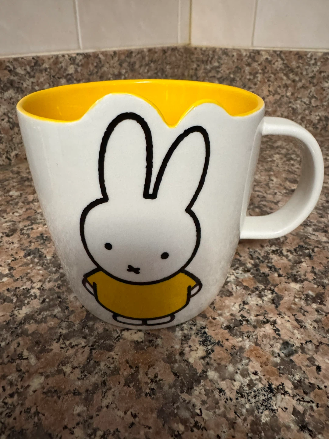Miffy Character Mug - White and Yellow