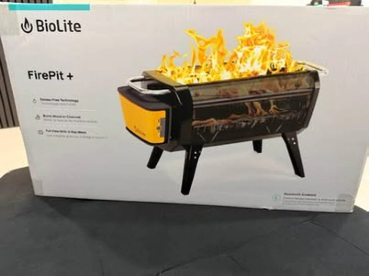 BioLite FirePit+ Wood & Charcoal Burning Fire Pit
