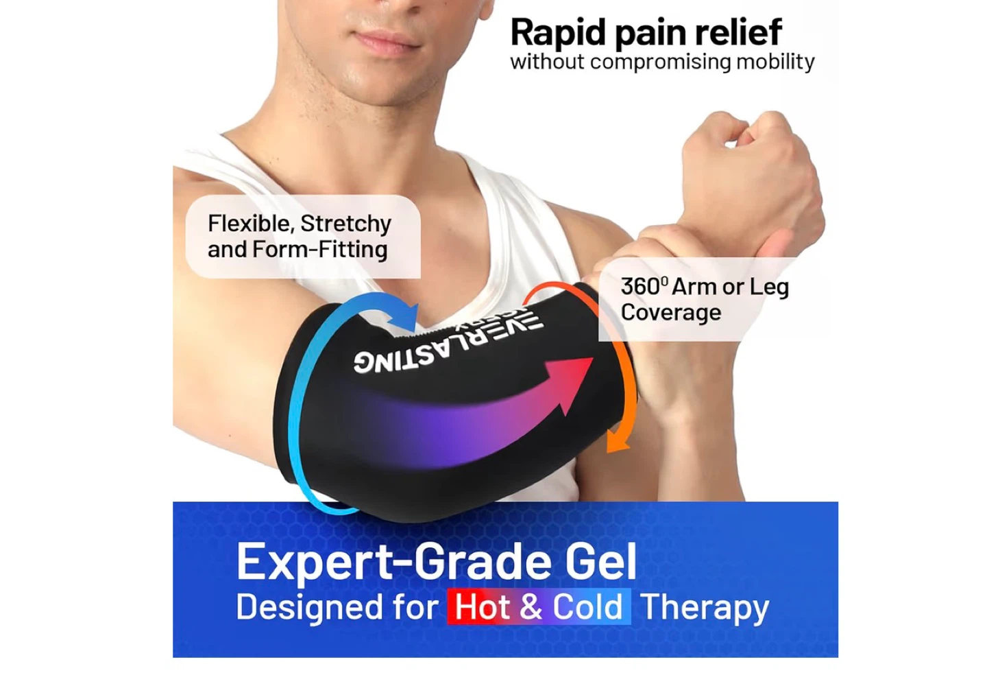 Everlast Hot & Cold Compression Elbow Sleeve - photo 2