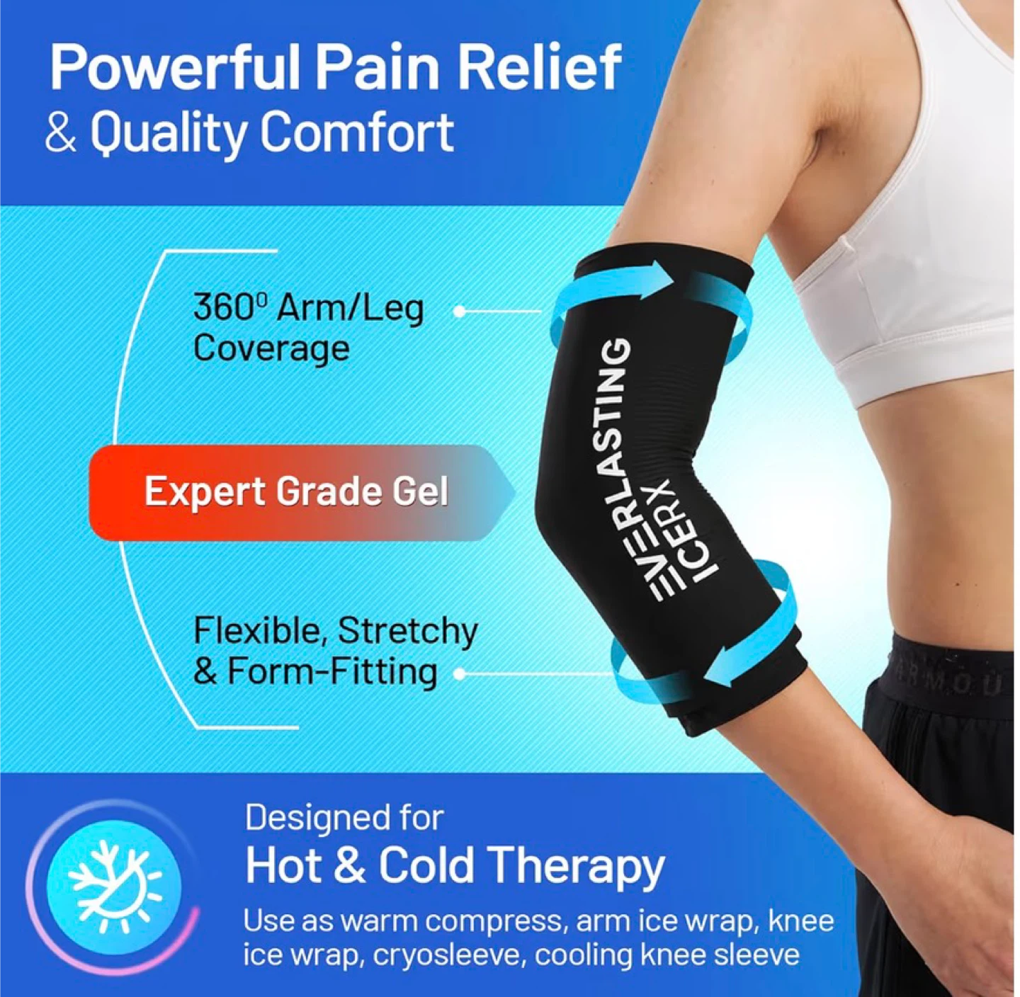 Everlast Hot & Cold Compression Elbow Sleeve - photo 3