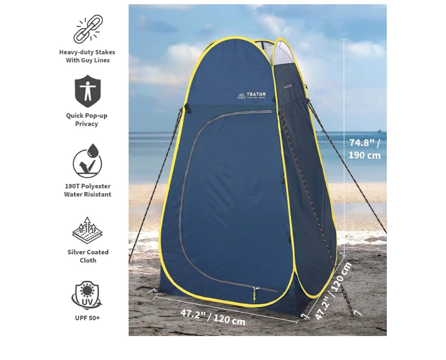 Pop-Up Privacy Tent 74.8" H - photo 2