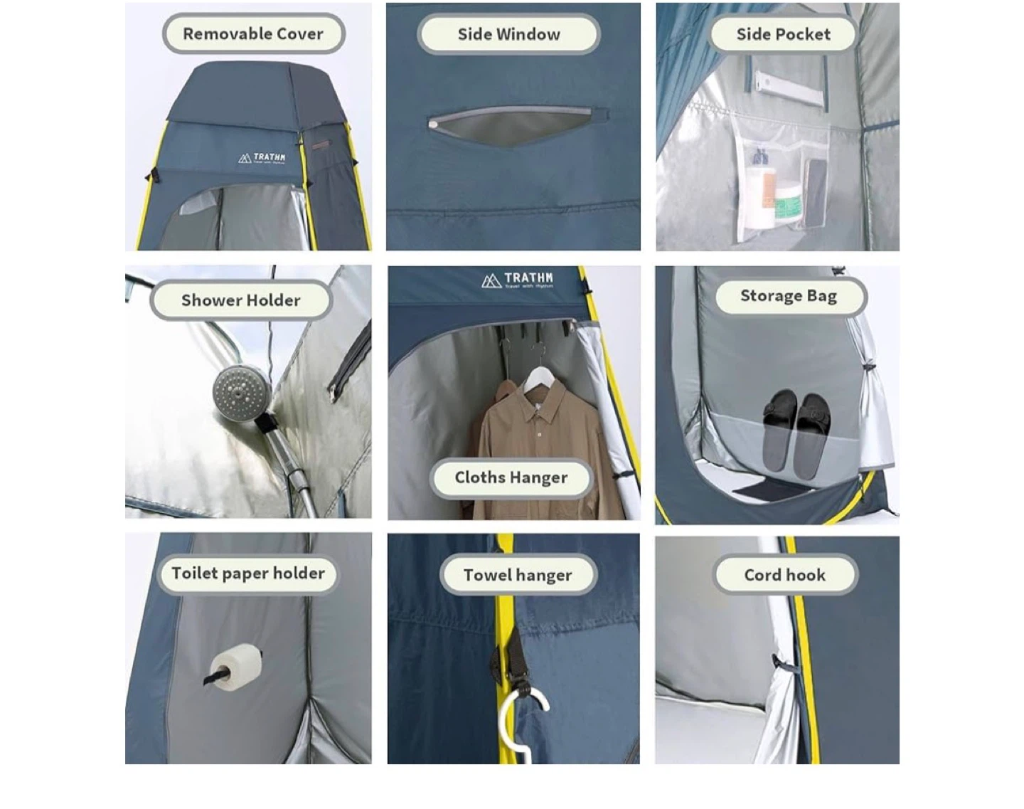 Pop-Up Privacy Tent 74.8" H - photo 4