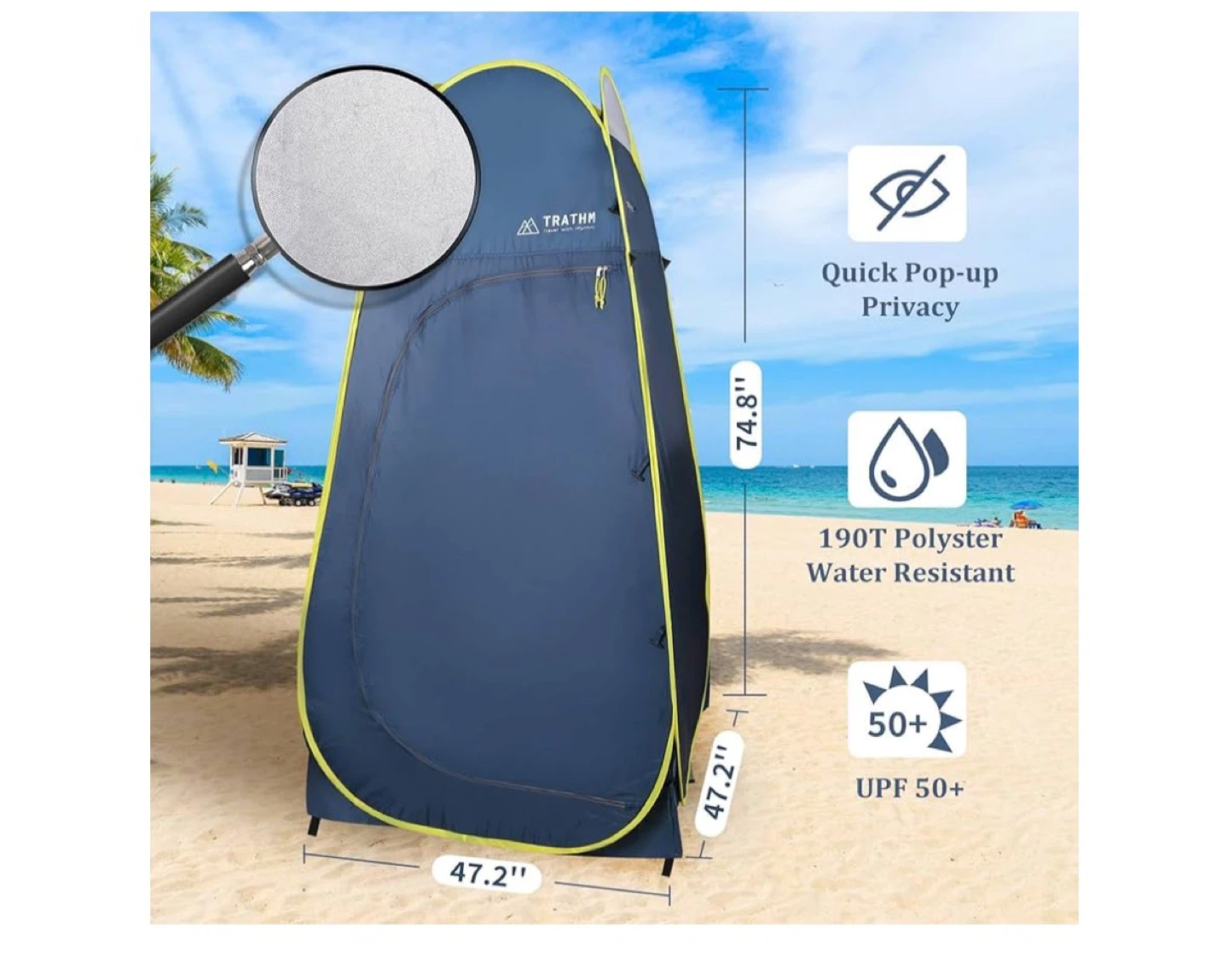 Pop-Up Privacy Tent 74.8" H - photo 5