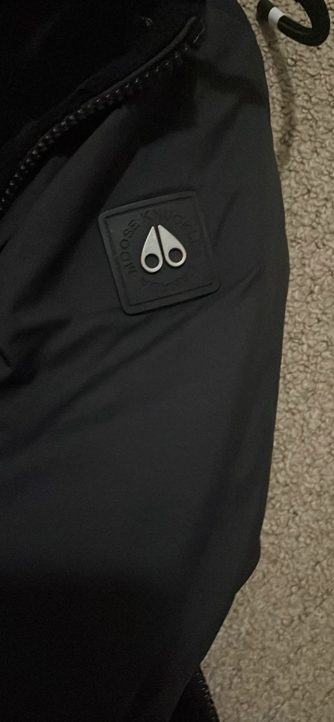 Moose Knuckles Black Jacket