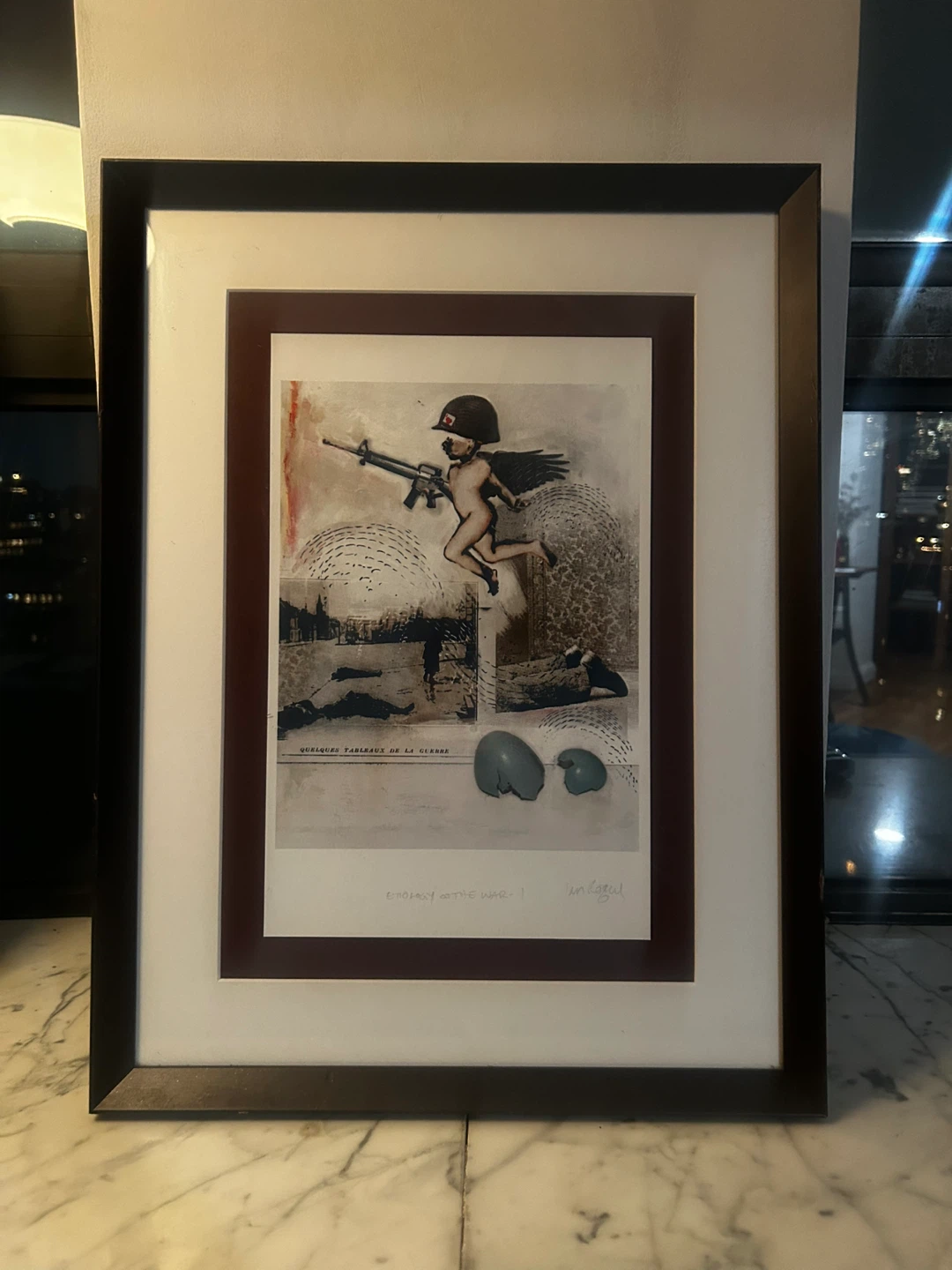 Etiology of War 1/4 by Ian Rogers Framed Print