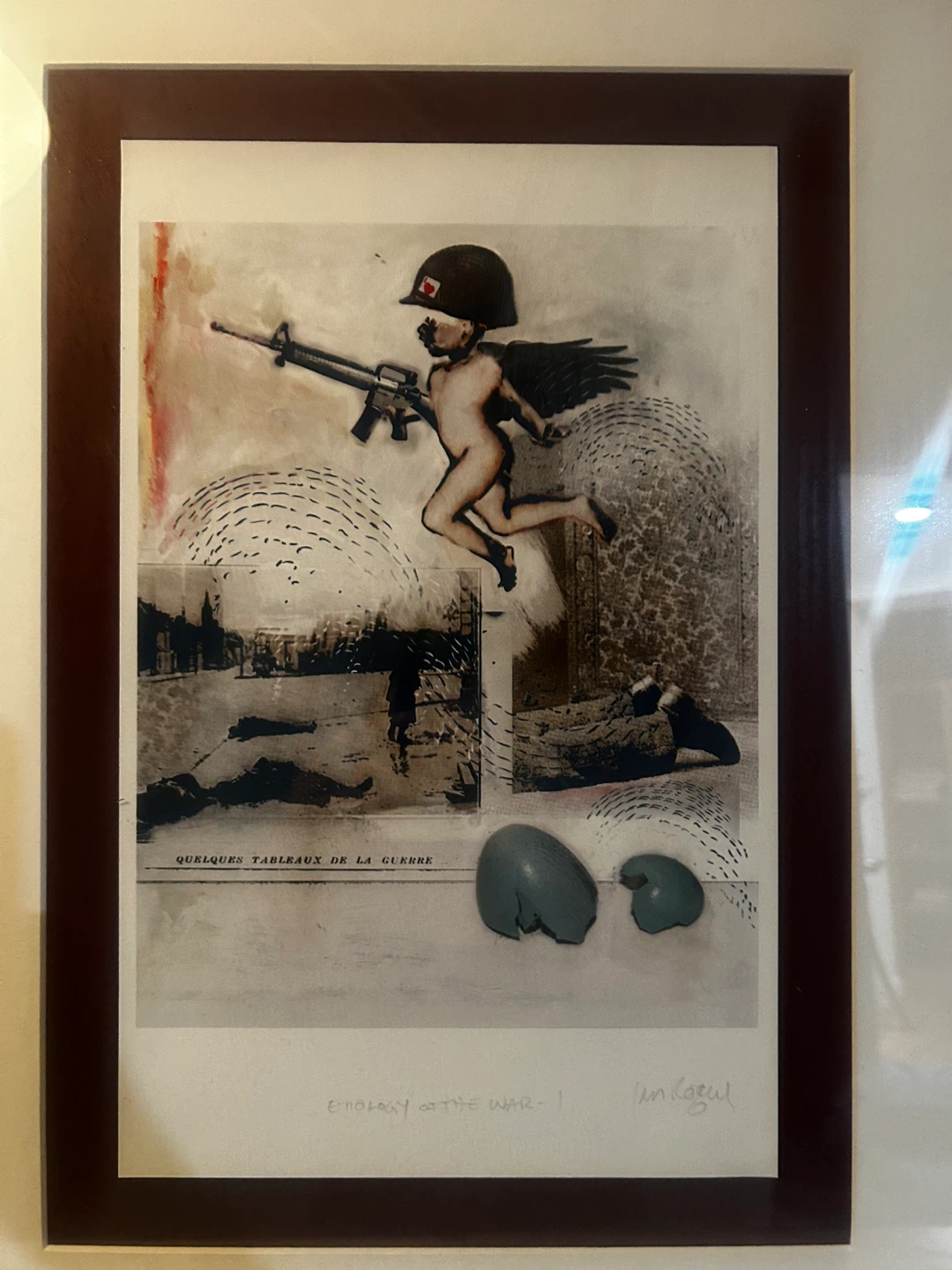 Etiology of War 1/4 by Ian Rogers Framed Print - photo 2