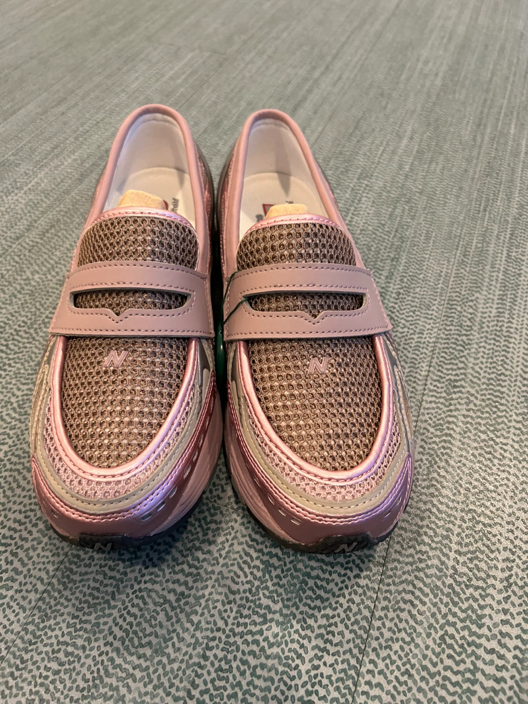 New Balance Pink Loafer Sneakers