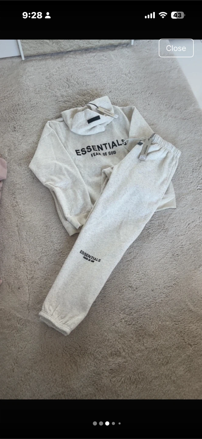 Fear of God Essentials Hoodie and Sweatpants Set