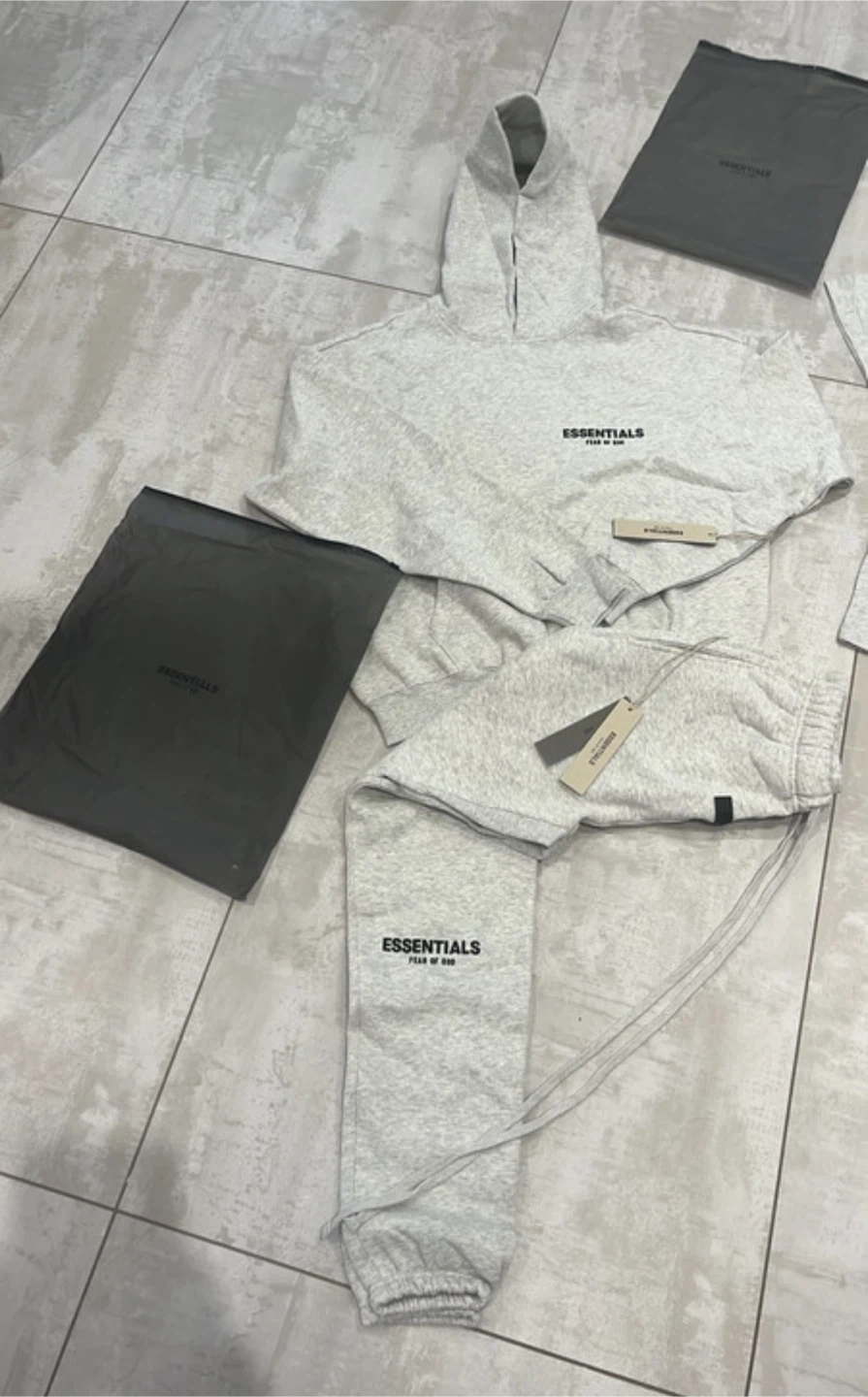 Fear of God Essentials Hoodie and Sweatpants Set - photo 3