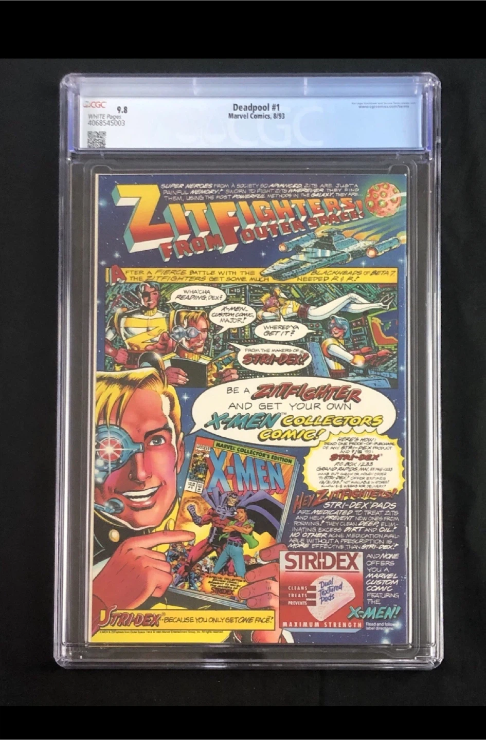DEADPOOL #1 CGC 9.8 1st Solo Deadpool Comic KEY ISSUE - photo 2