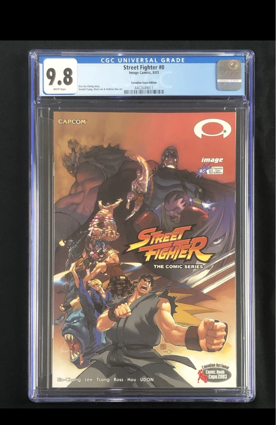 Street Fighter #0 CGC 9.8 Expo Variant Comic Book