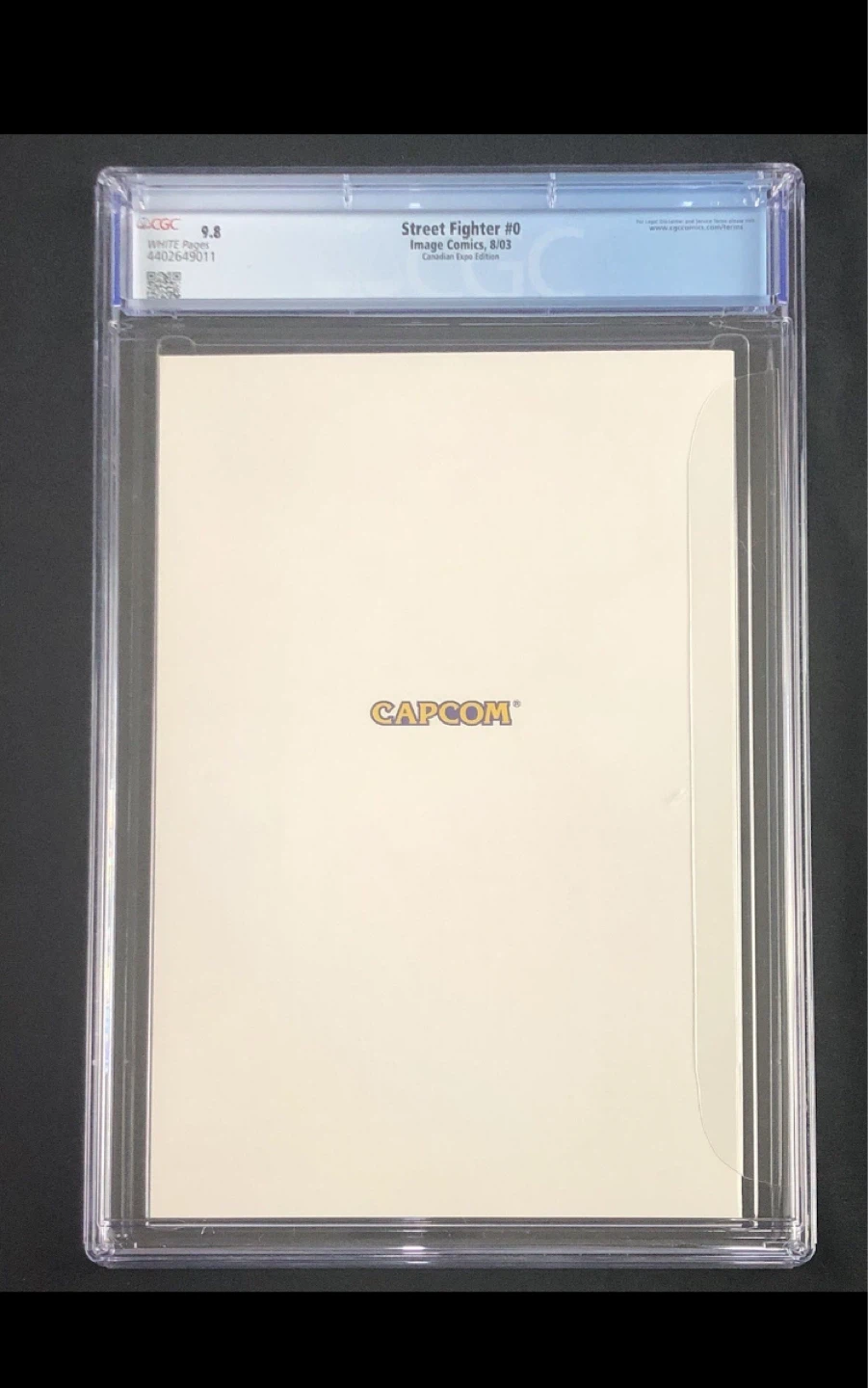 Street Fighter #0 CGC 9.8 Expo Variant Comic Book - photo 2