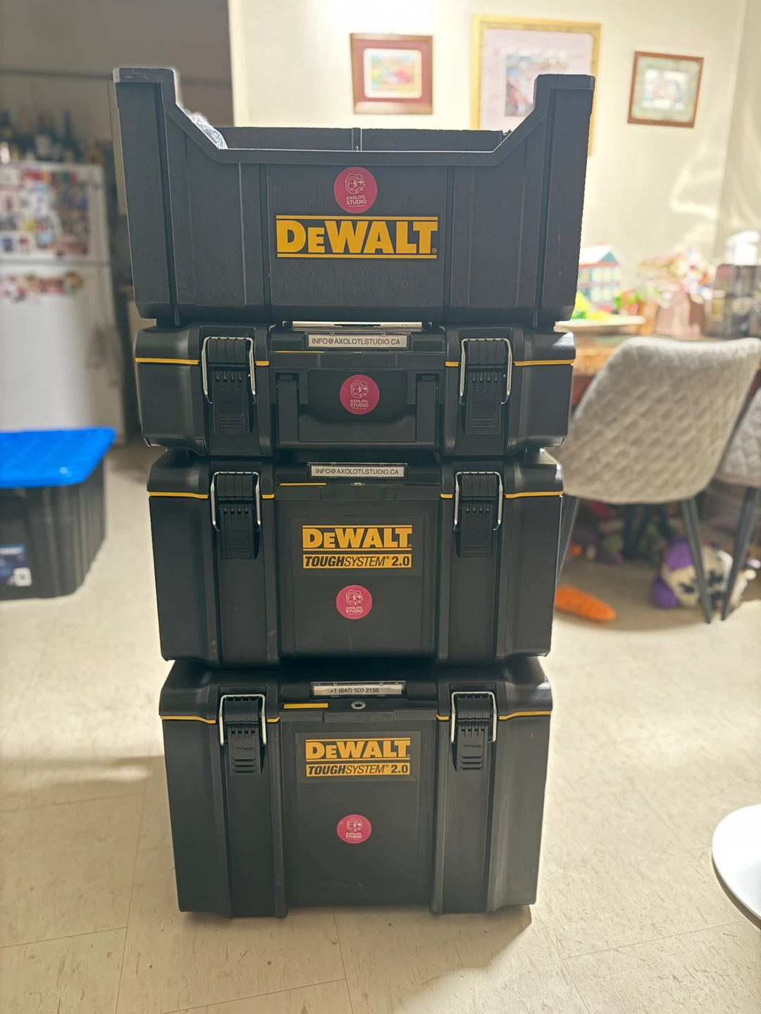 DEWALT TOUGH SYSTEM 2.0 Rolling Tool Storage 4-Piece Set