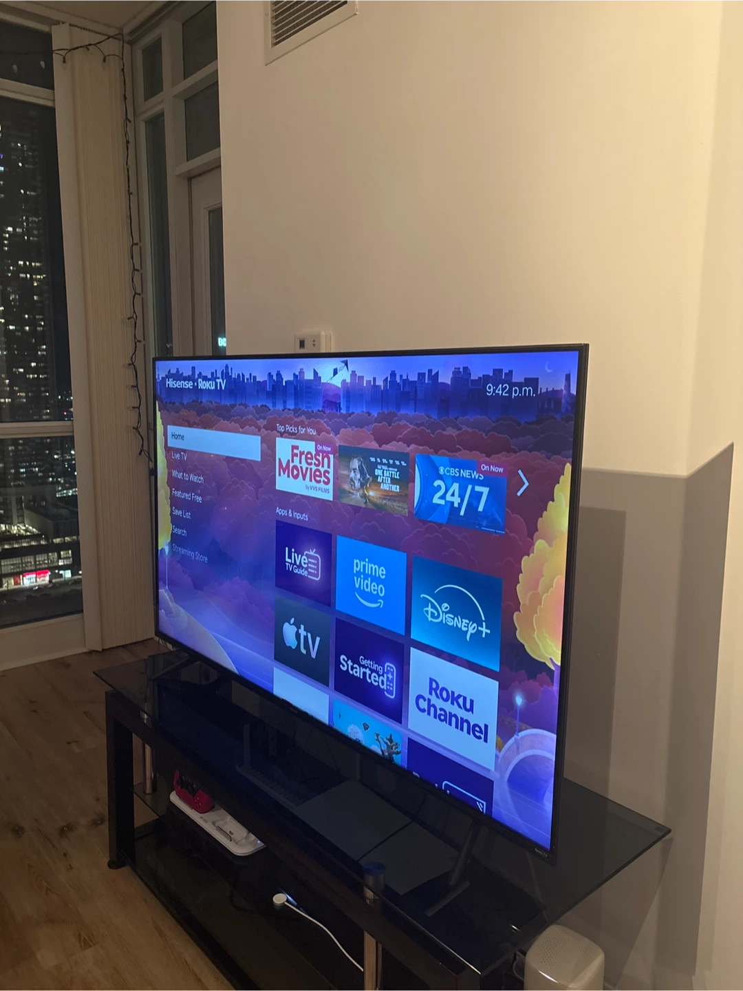 Hisense Roku 58” 4K Smart TV