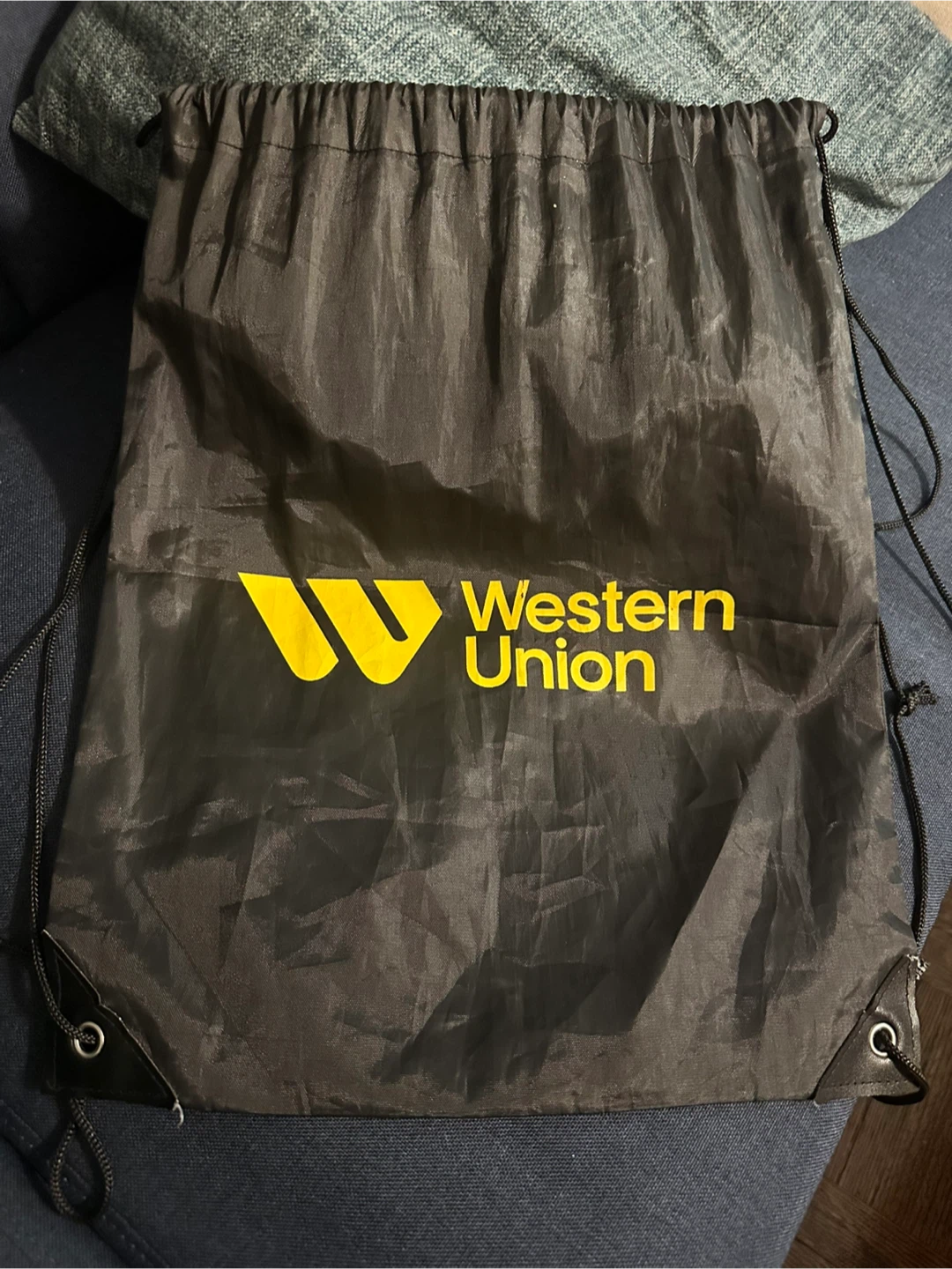 🆓 Western Union Drawstring Bag