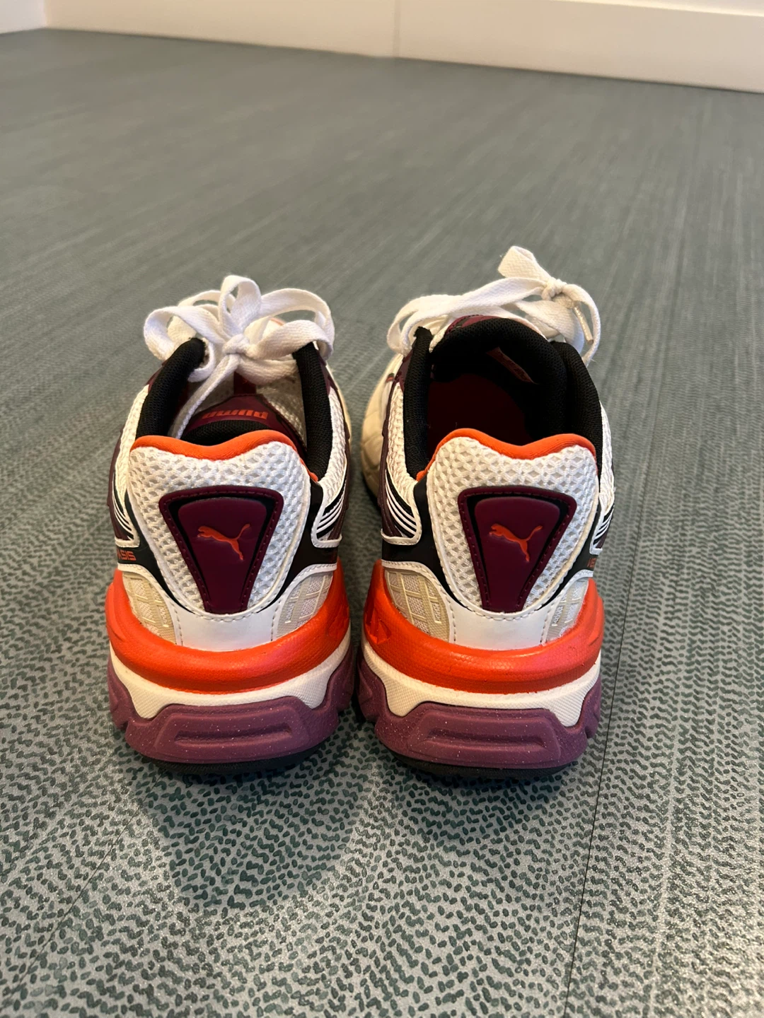 Puma Men's Running Shoes White/Orange/Purple US 8.5 - photo 2