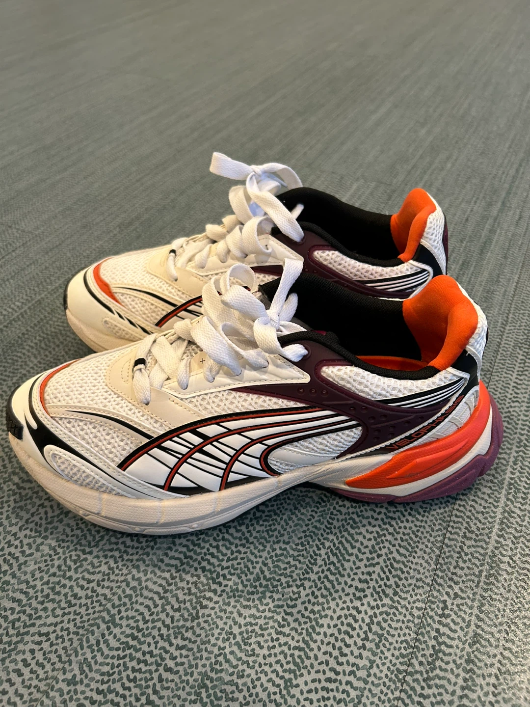Puma Men's Running Shoes White/Orange/Purple US 8.5 - photo 3