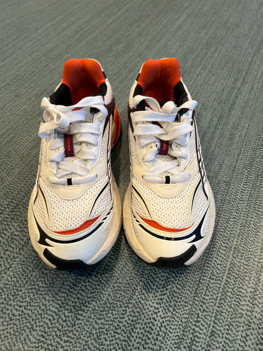 Puma Men's Running Shoes White/Orange/Purple US 8.5
