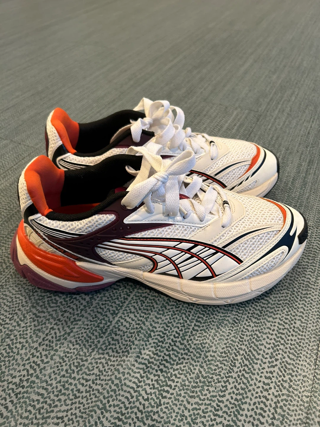 Puma Men's Running Shoes White/Orange/Purple US 8.5 - photo 4